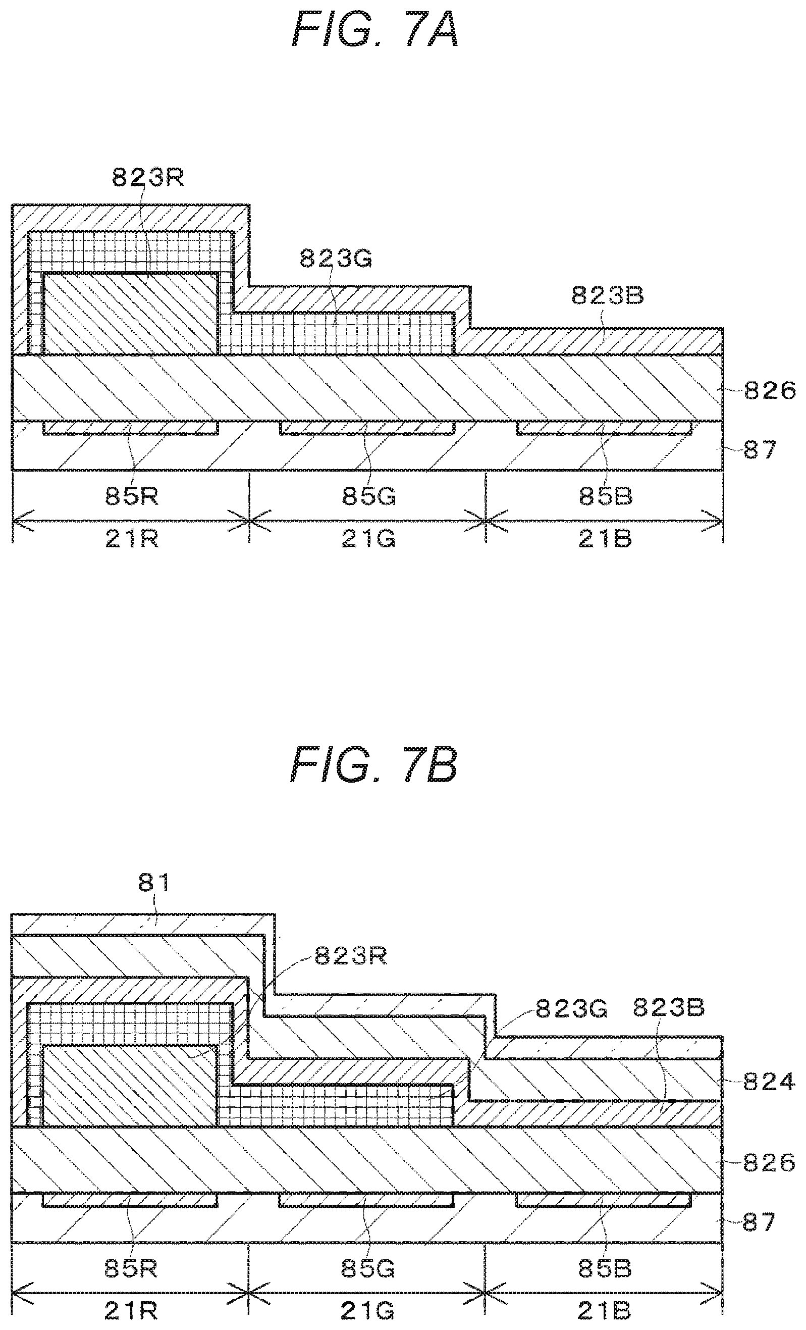 Patent US12108625 Figure 7 – Display device, method of manufacturing display device, and electronic device