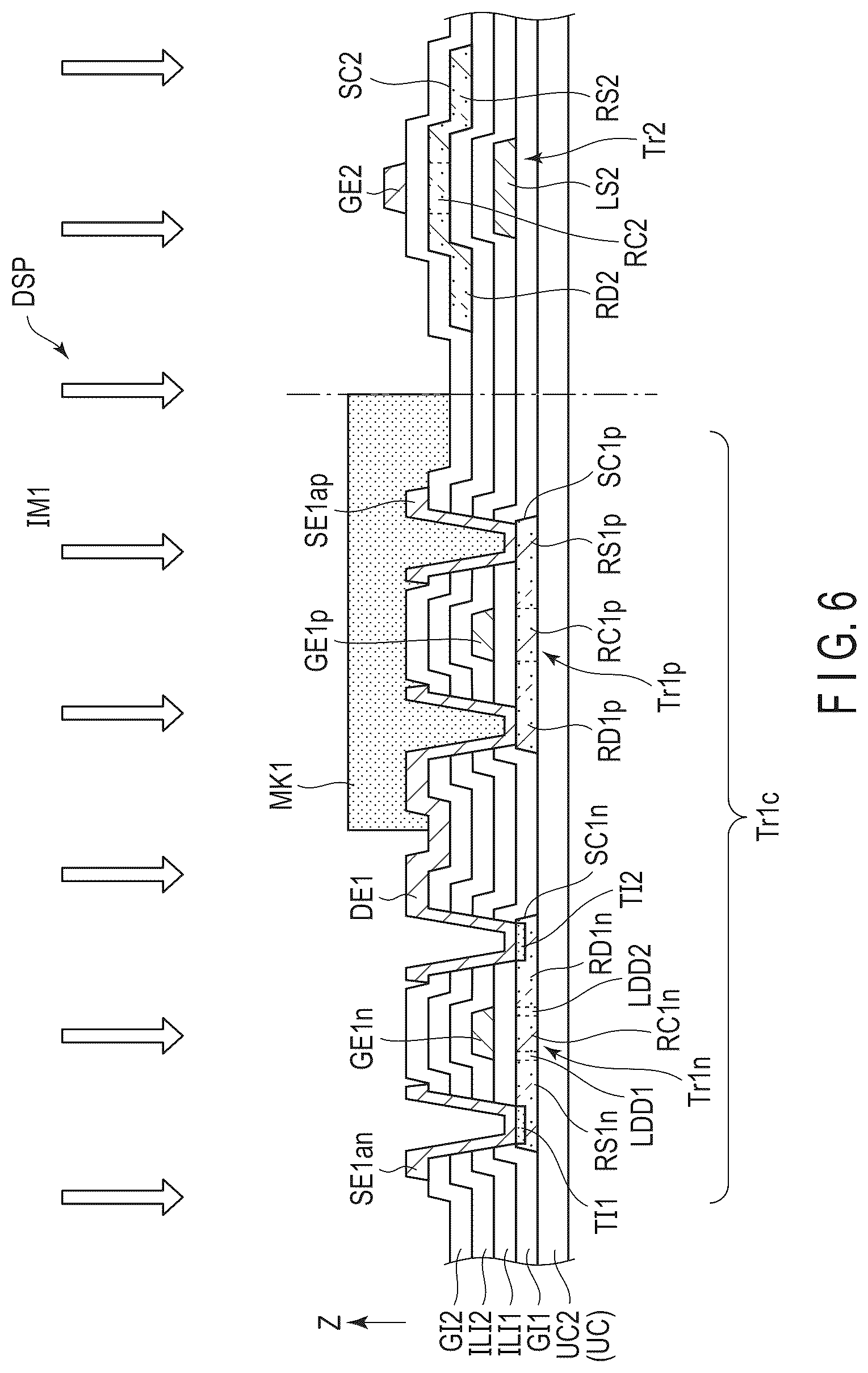 Patent US12108627 Figure 5 – Display device and manufacturing method therefor