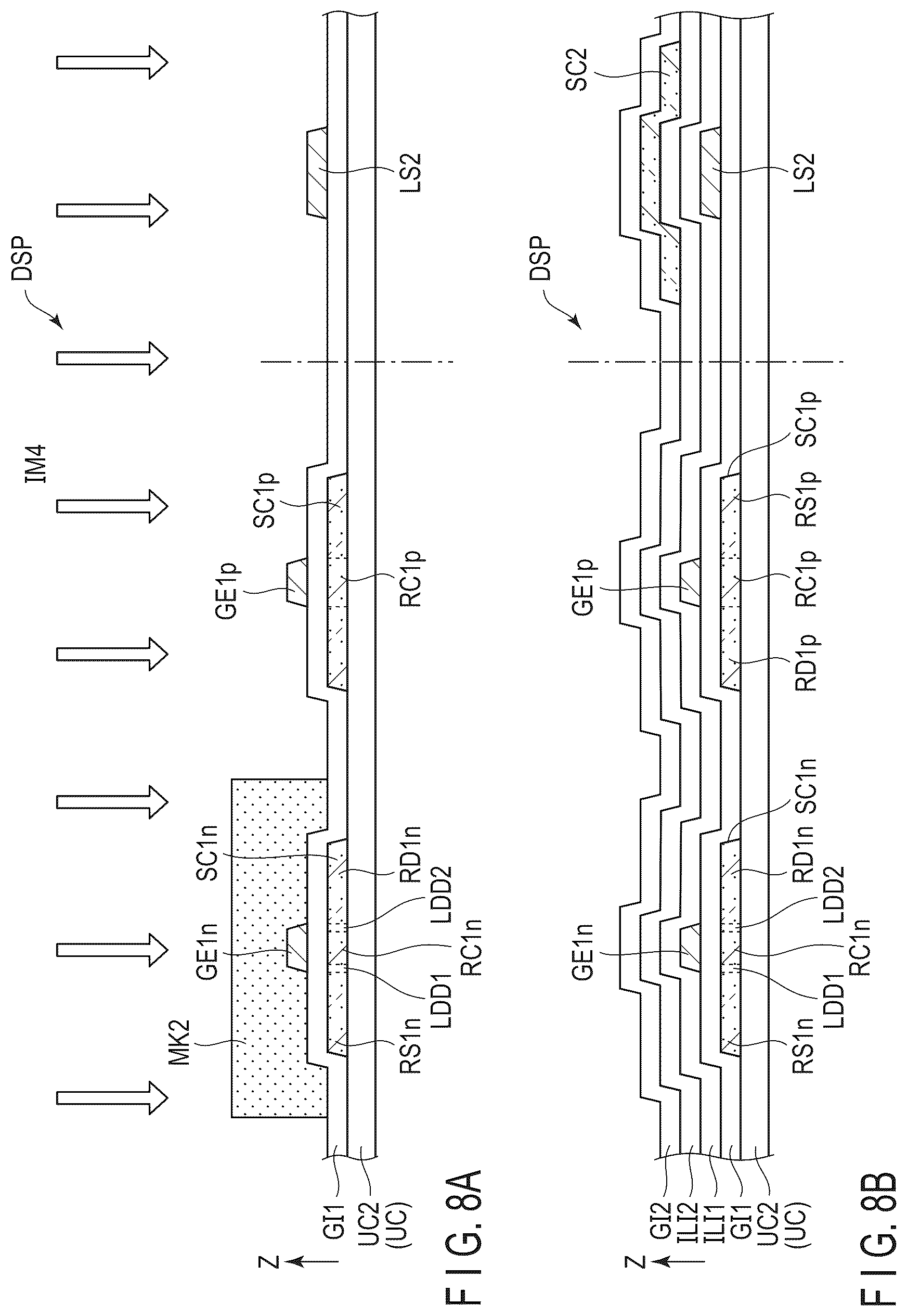 Patent US12108627 Figure 7 – Display device and manufacturing method therefor