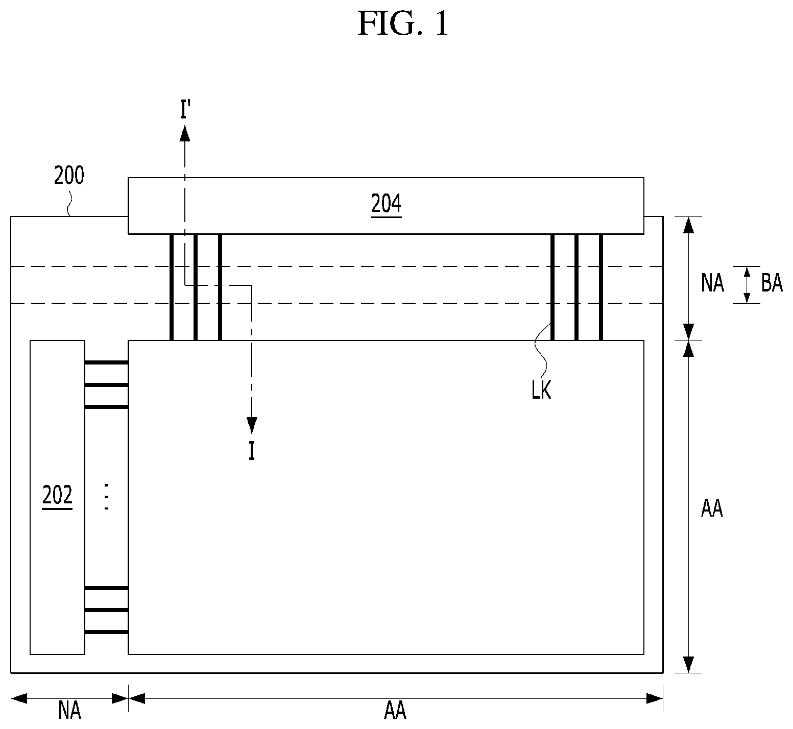 Patent US12108628 Figure 1 – Display device