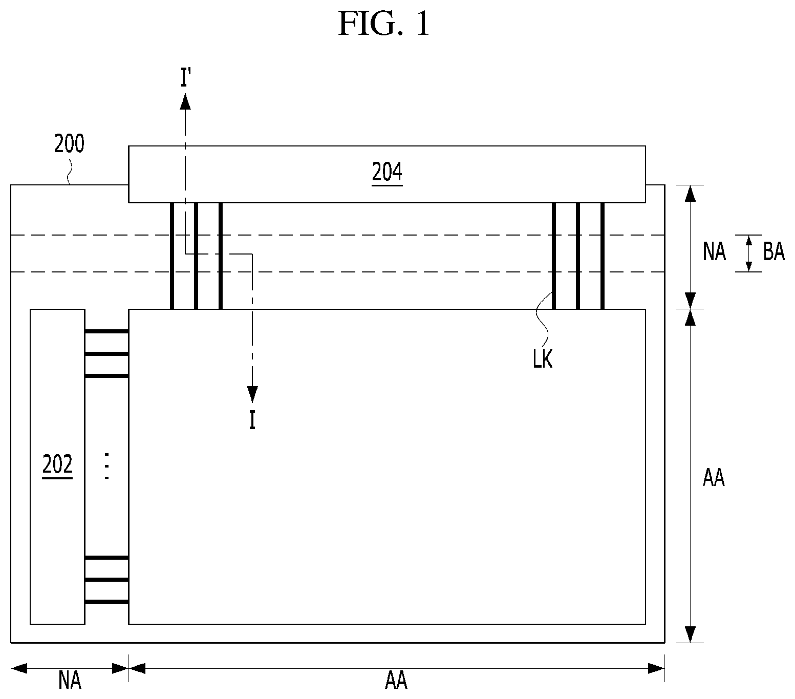 Patent US12108629 Figure 1 – Display device