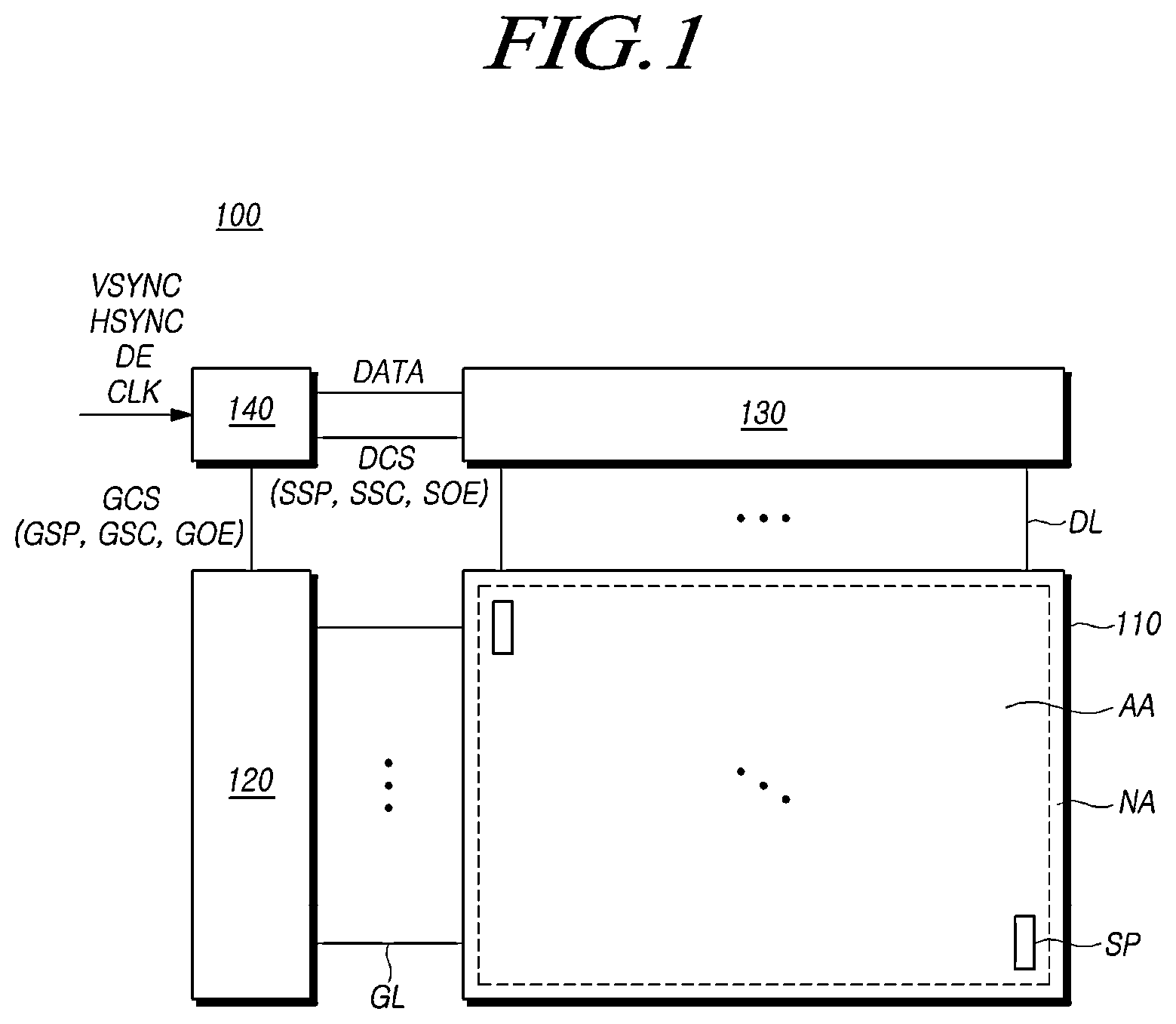 Patent US12108630 Figure 1 – Display device