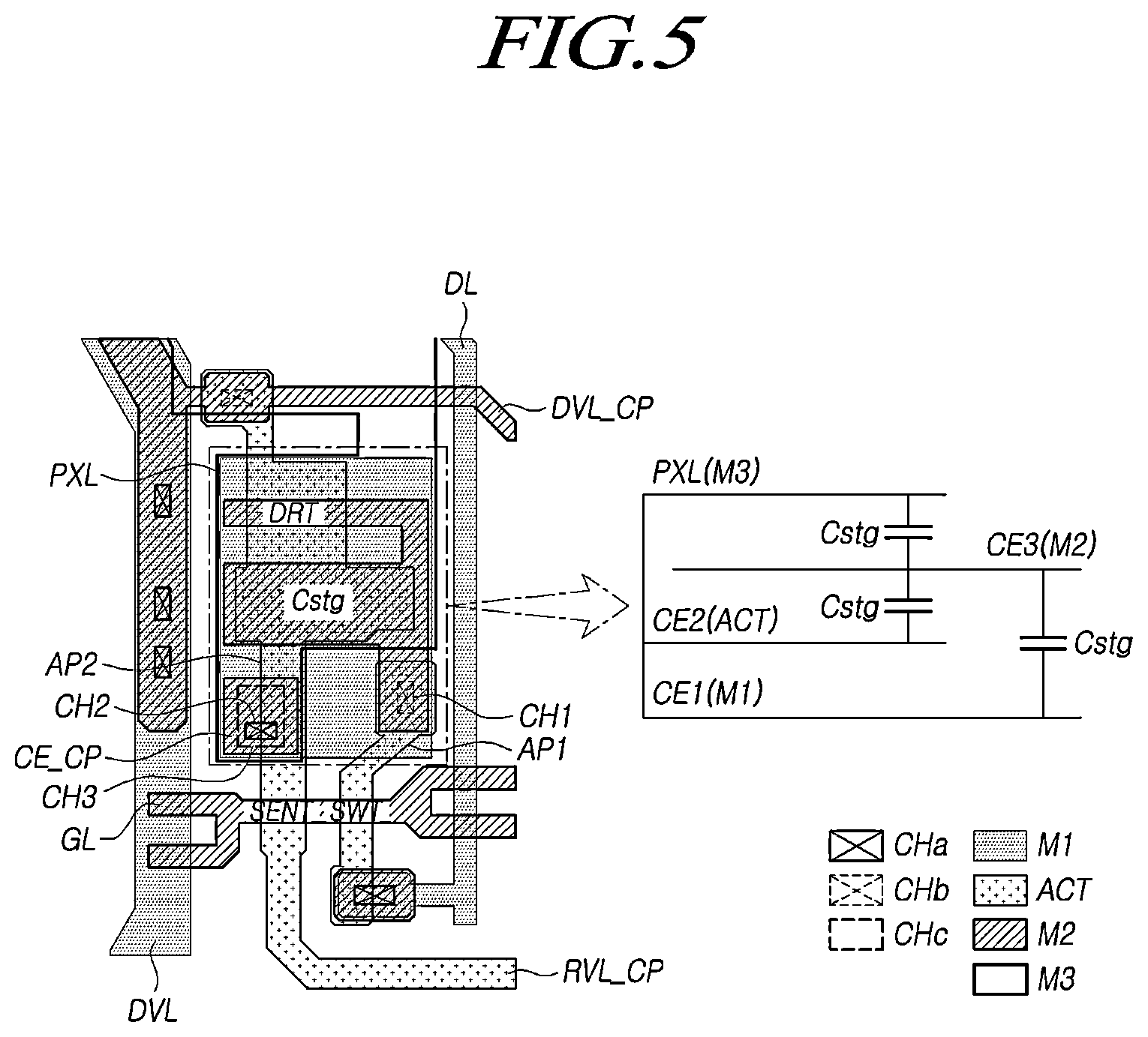 Patent US12108630 Figure 5 – Display device