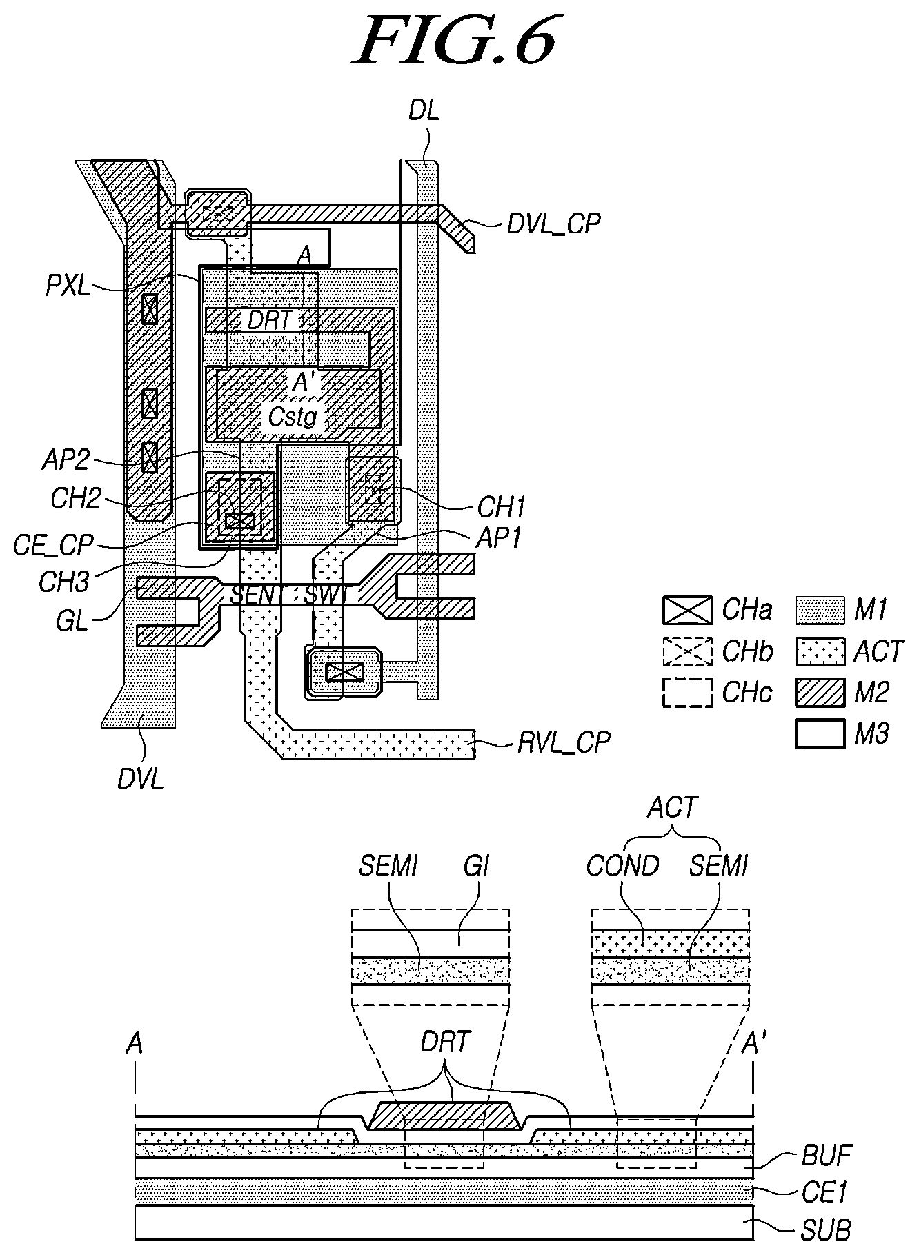 Patent US12108630 Figure 6 – Display device