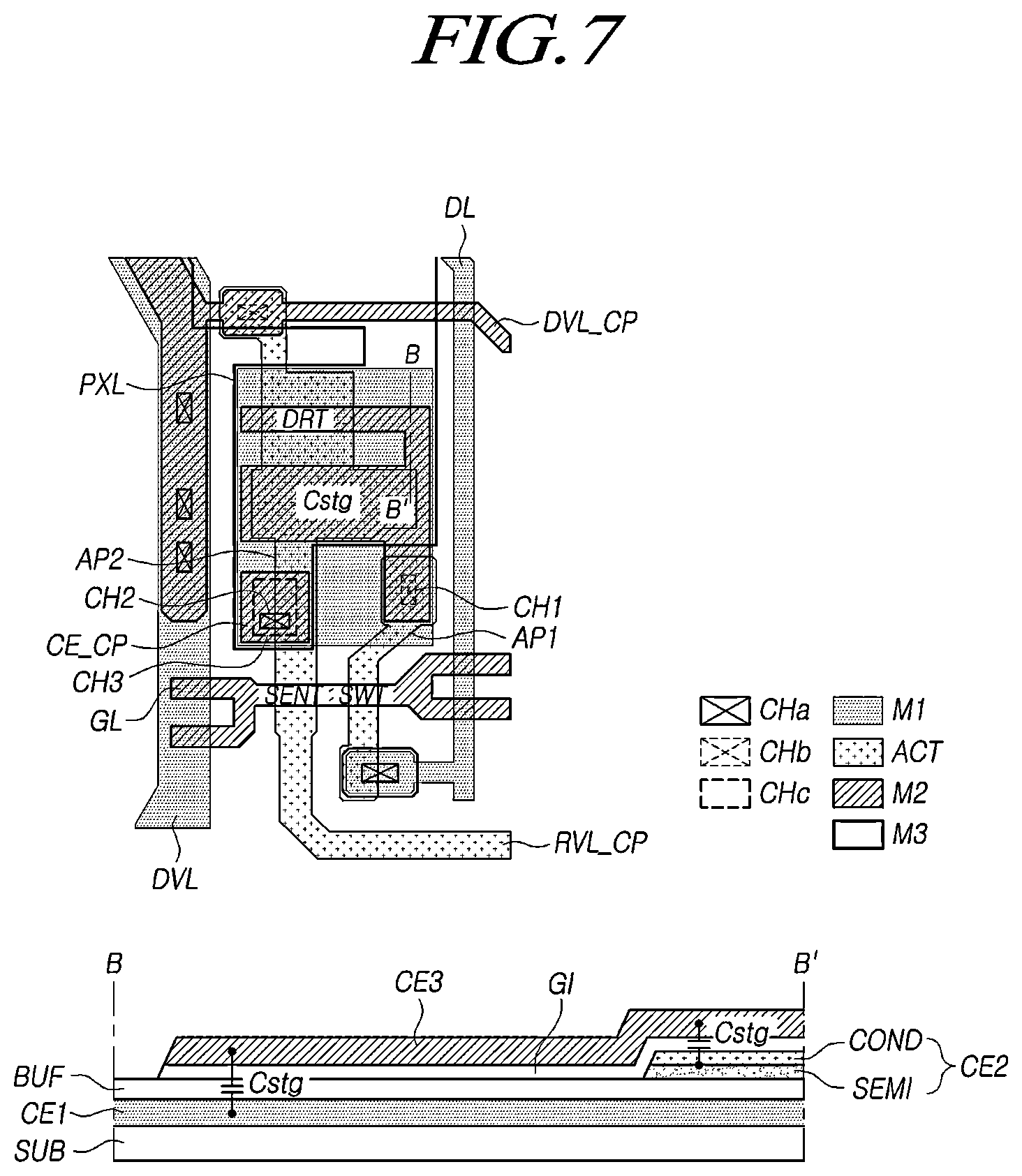 Patent US12108630 Figure 7 – Display device