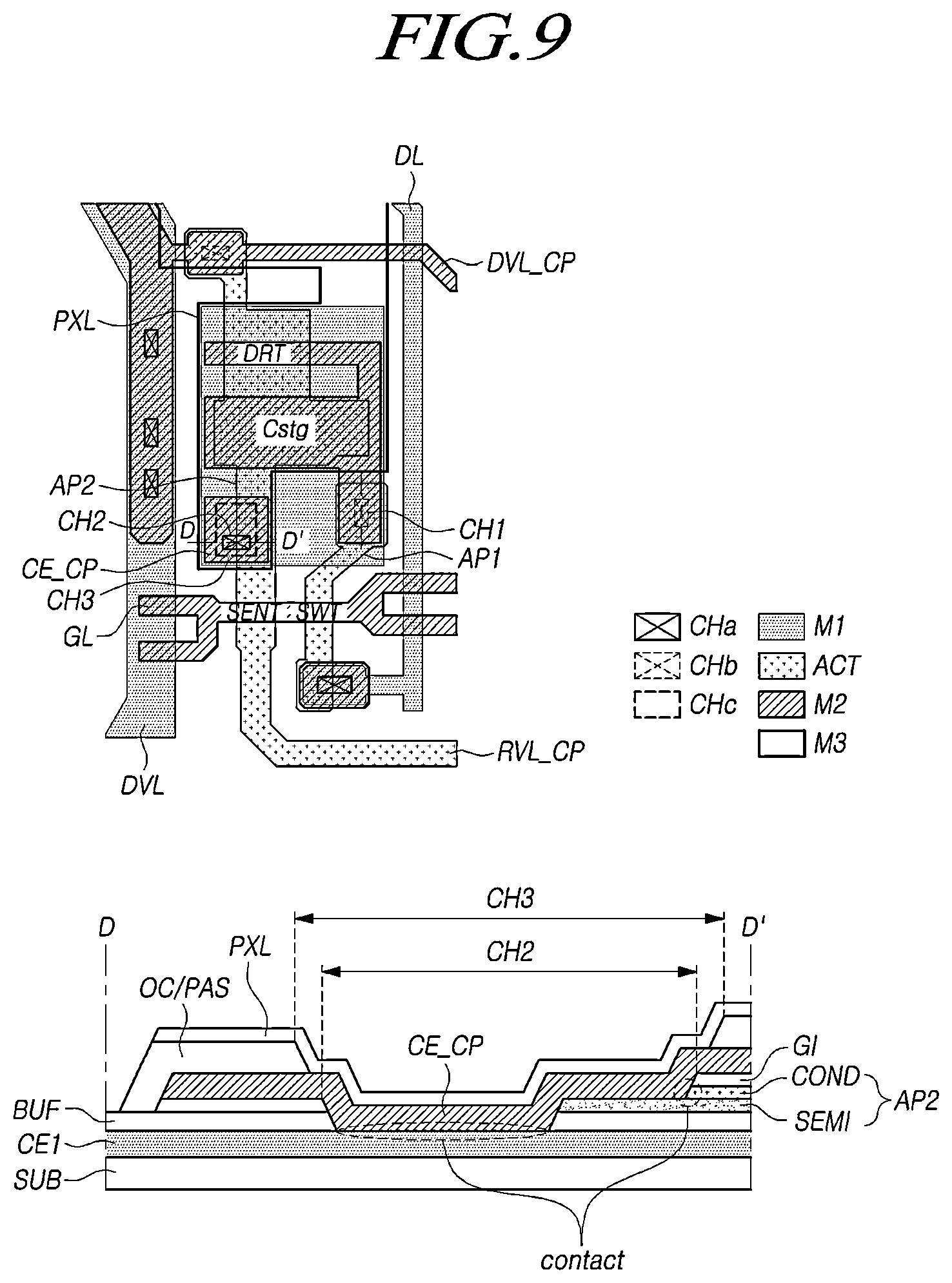 Patent US12108630 Figure 9 – Display device