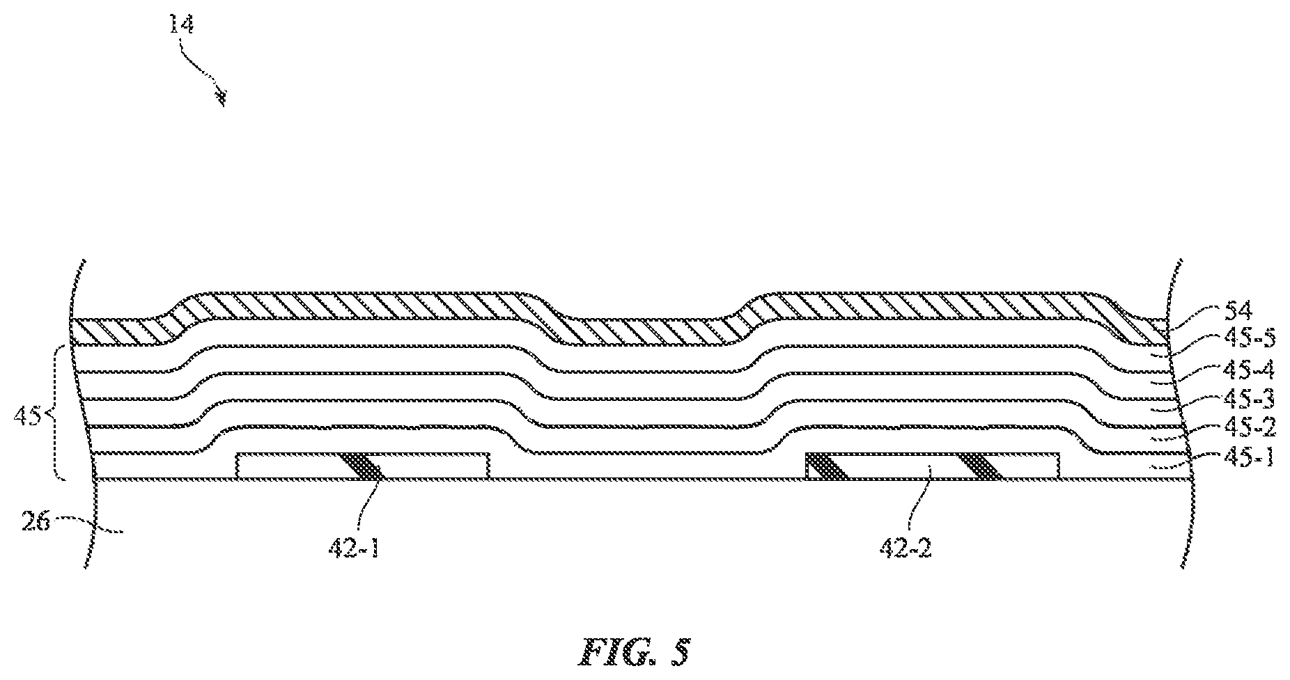Patent US12108632 Figure 5 – Organic light-emitting diode display with pixel definition layers