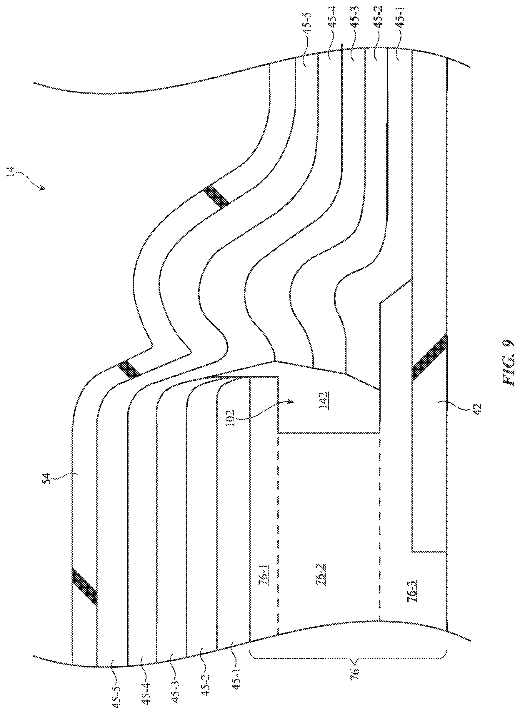 Patent US12108632 Figure 9 – Organic light-emitting diode display with pixel definition layers