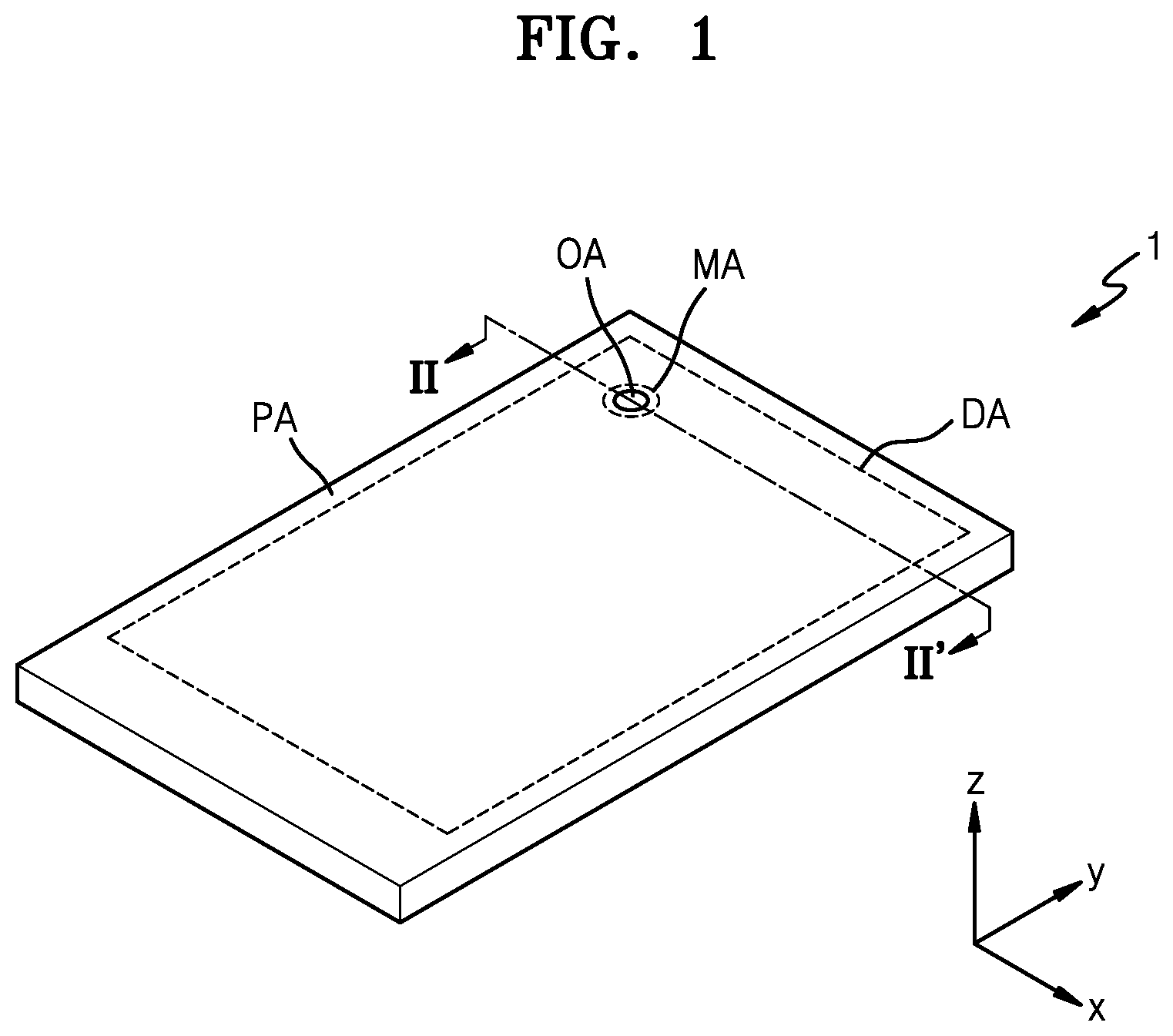 Patent US12108633 Figure 1 – Display panel