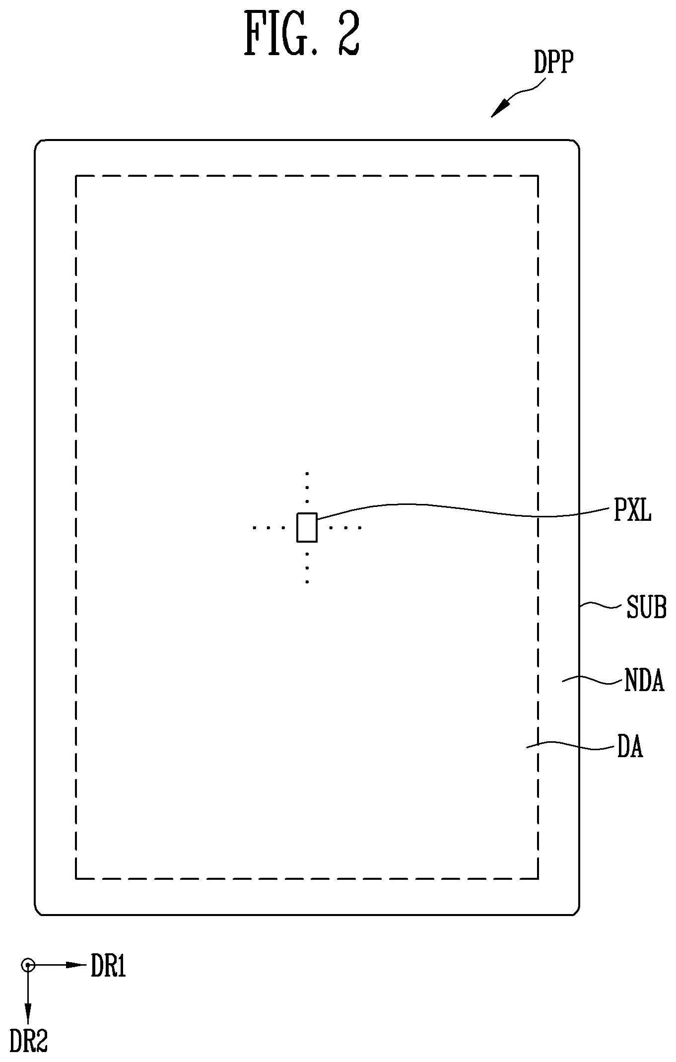Patent US12108634 Figure 2 – Display device and method of fabricating the same