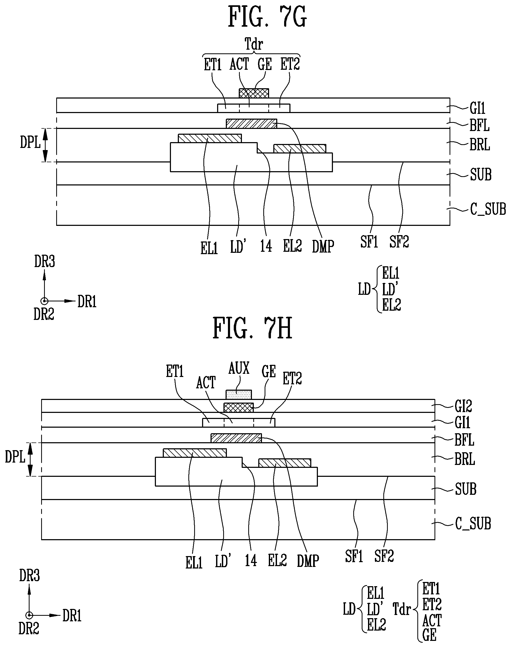 Patent US12108634 Figure 13 – Display device and method of fabricating the same