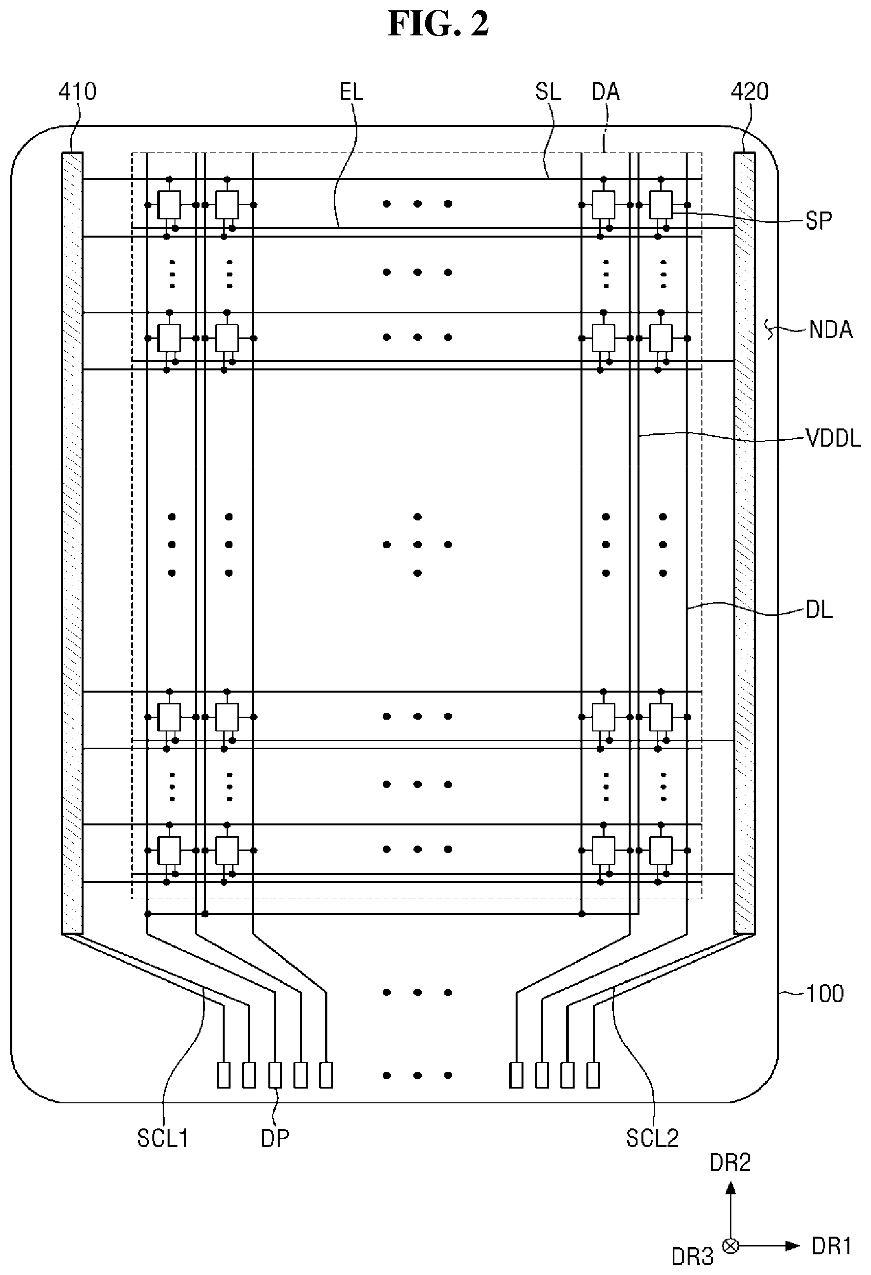 Patent US12108635 Figure 2 – Display device