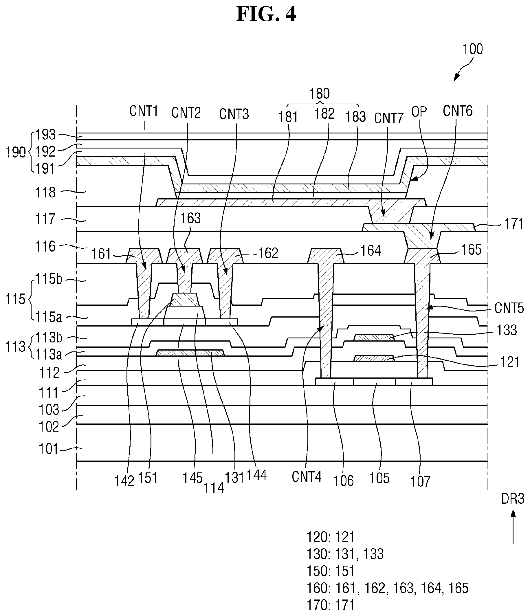Patent US12108635 Figure 4 – Display device