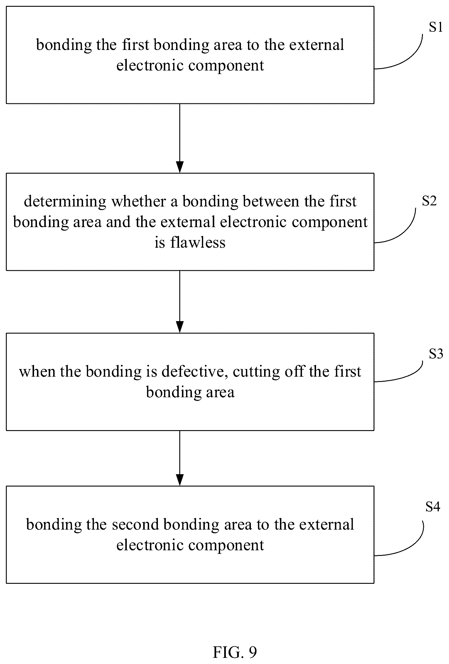 Patent US12108637 Figure 6 – Display devices with detachable bonding areas and manufacturing methods thereof