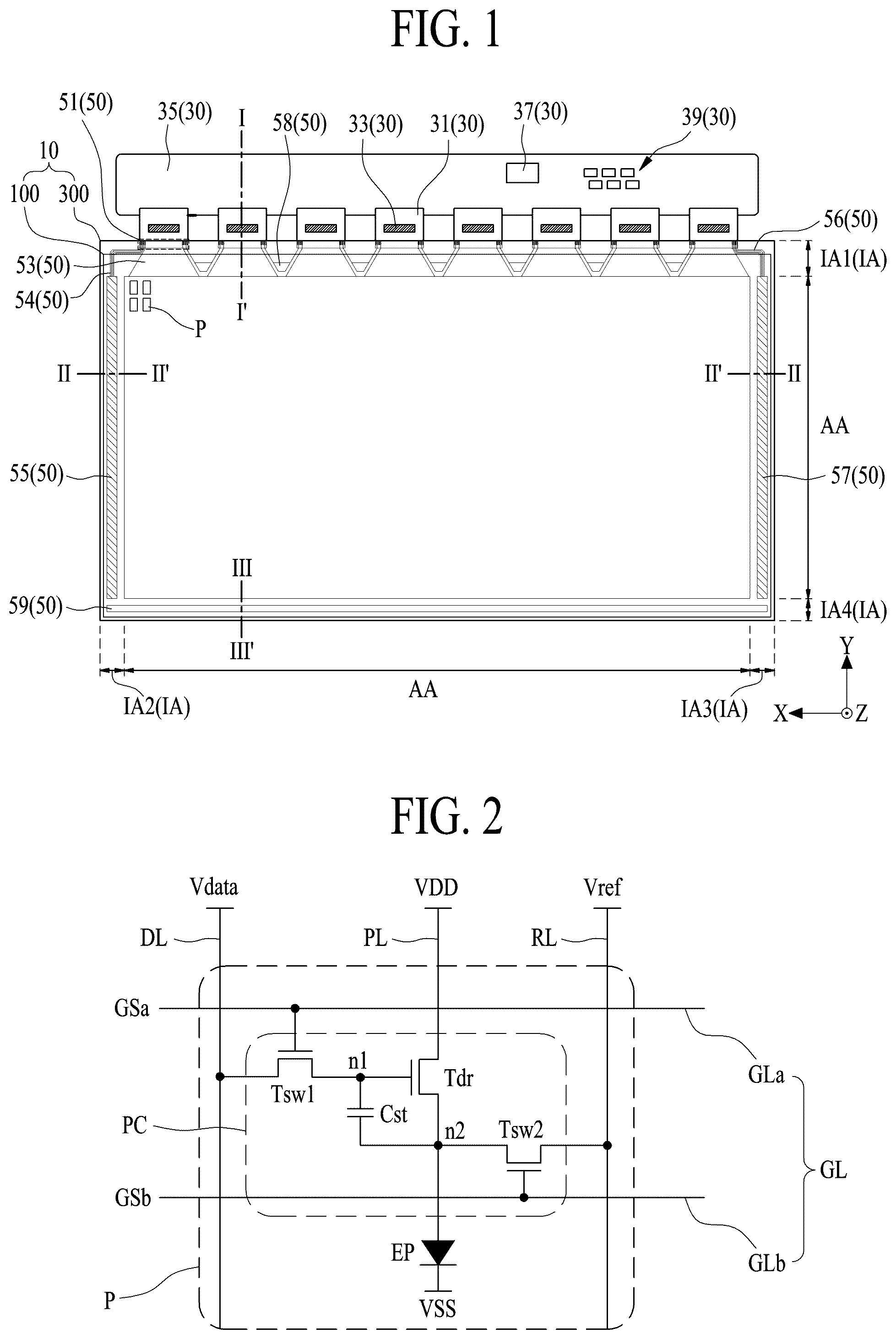 Patent US12108639 Figure 1 – Light emitting display apparatus