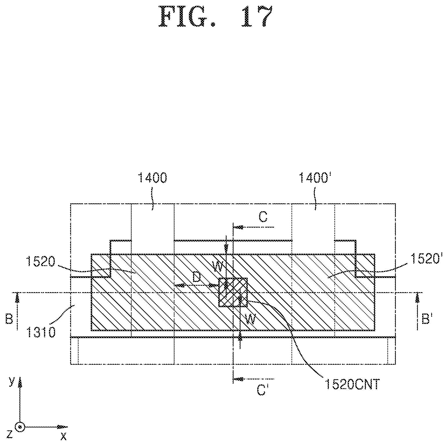 Patent US12108642 Figure 17 – Display substrate including third gate line between first gate electrode and second active pattern