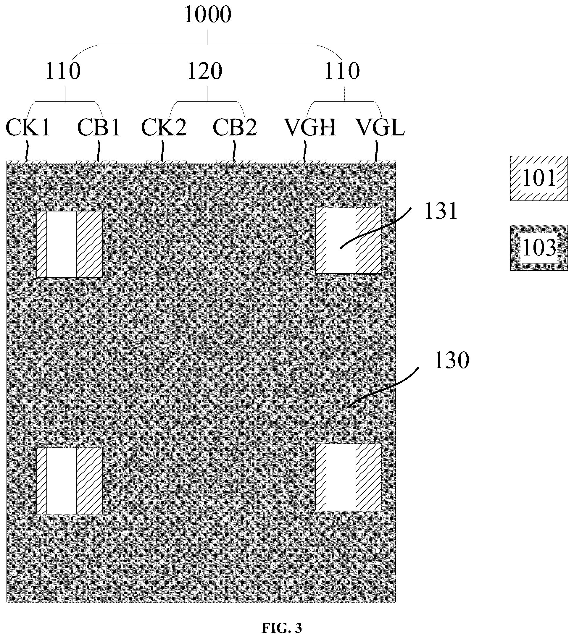 Patent US12108643 Figure 2 – Organic light-emitting diode display substrate, display panel and display device having an anode layer comprises a common power line provided with vent holes