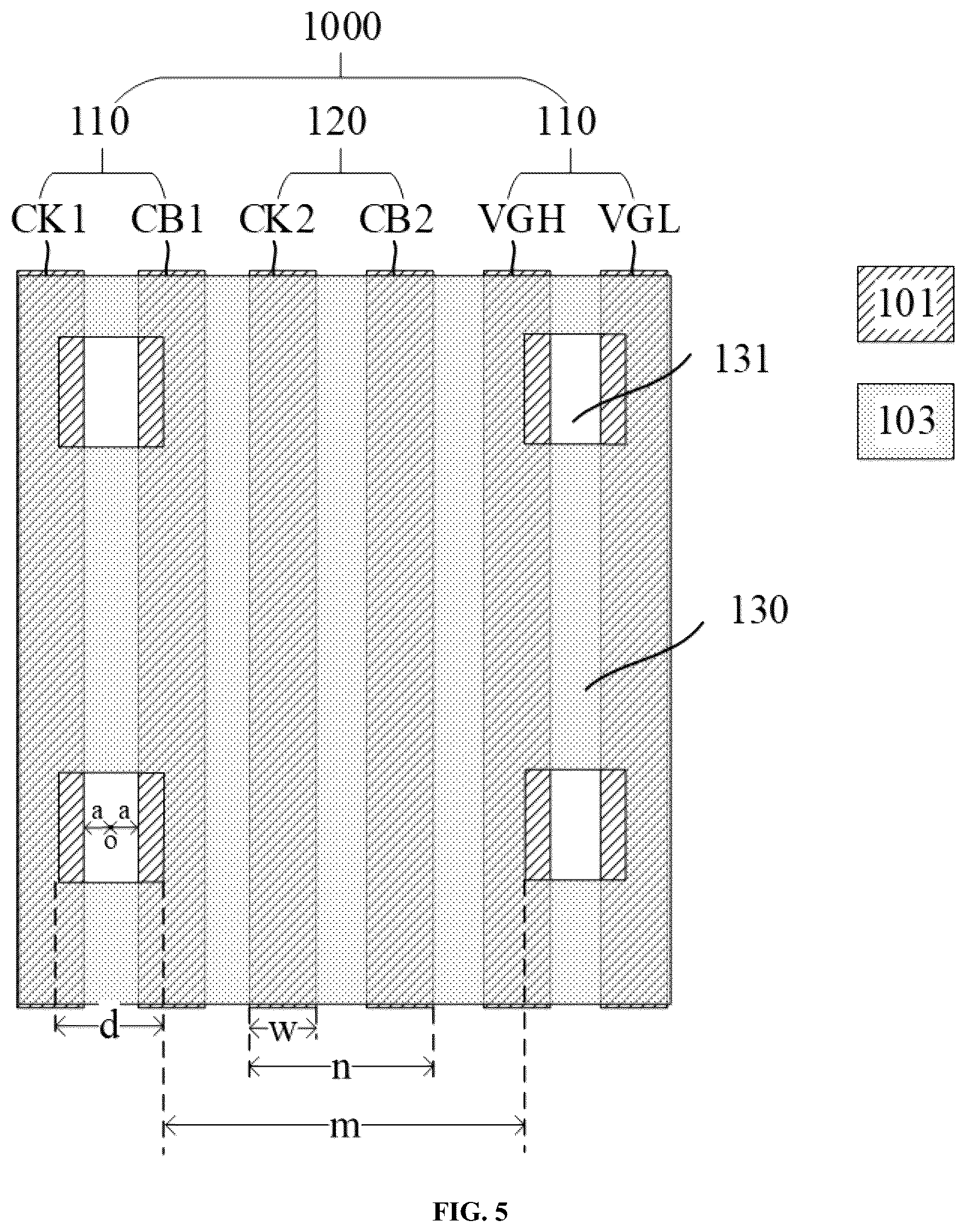 Patent US12108643 Figure 4 – Organic light-emitting diode display substrate, display panel and display device having an anode layer comprises a common power line provided with vent holes
