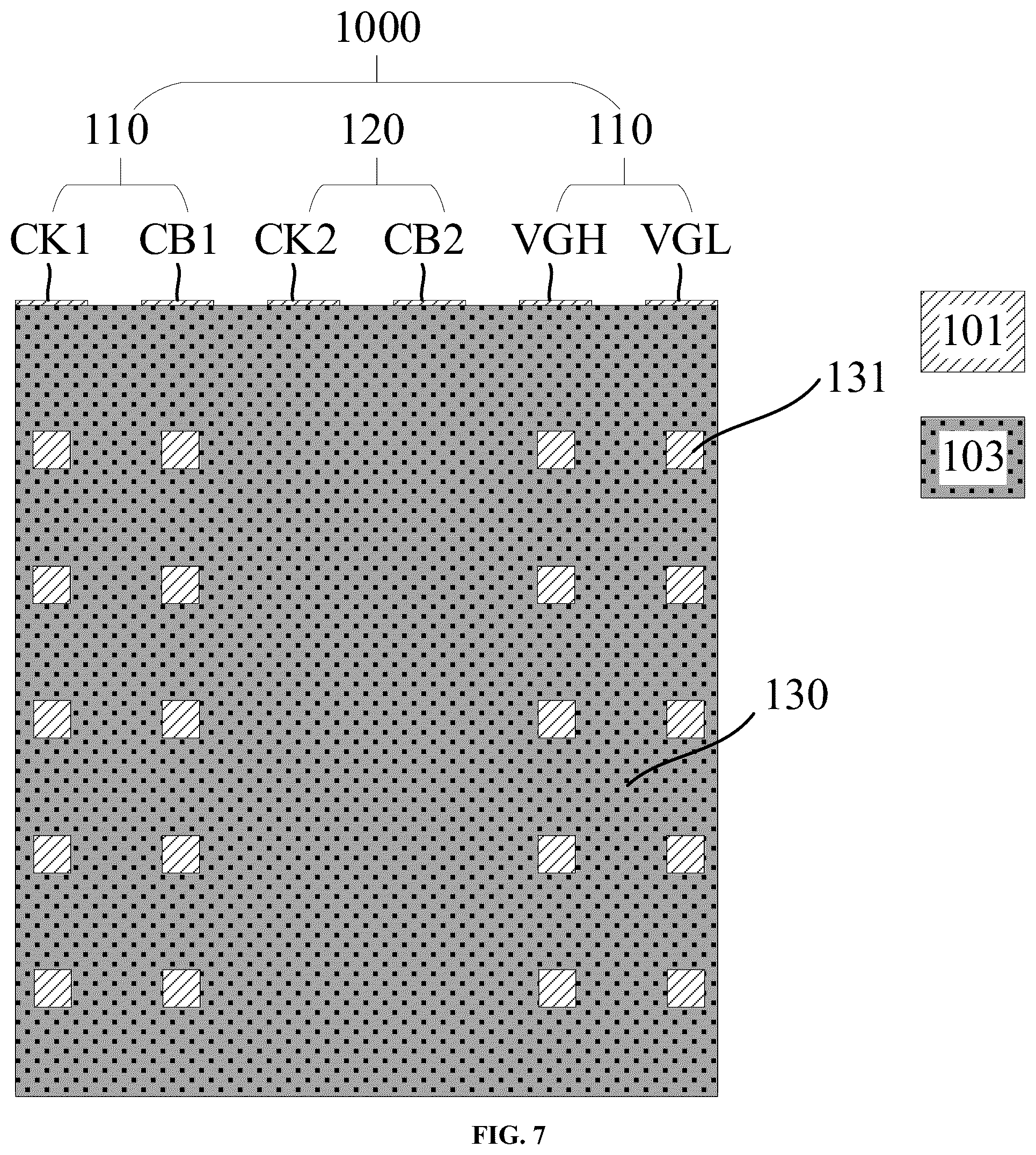 Patent US12108643 Figure 6 – Organic light-emitting diode display substrate, display panel and display device having an anode layer comprises a common power line provided with vent holes