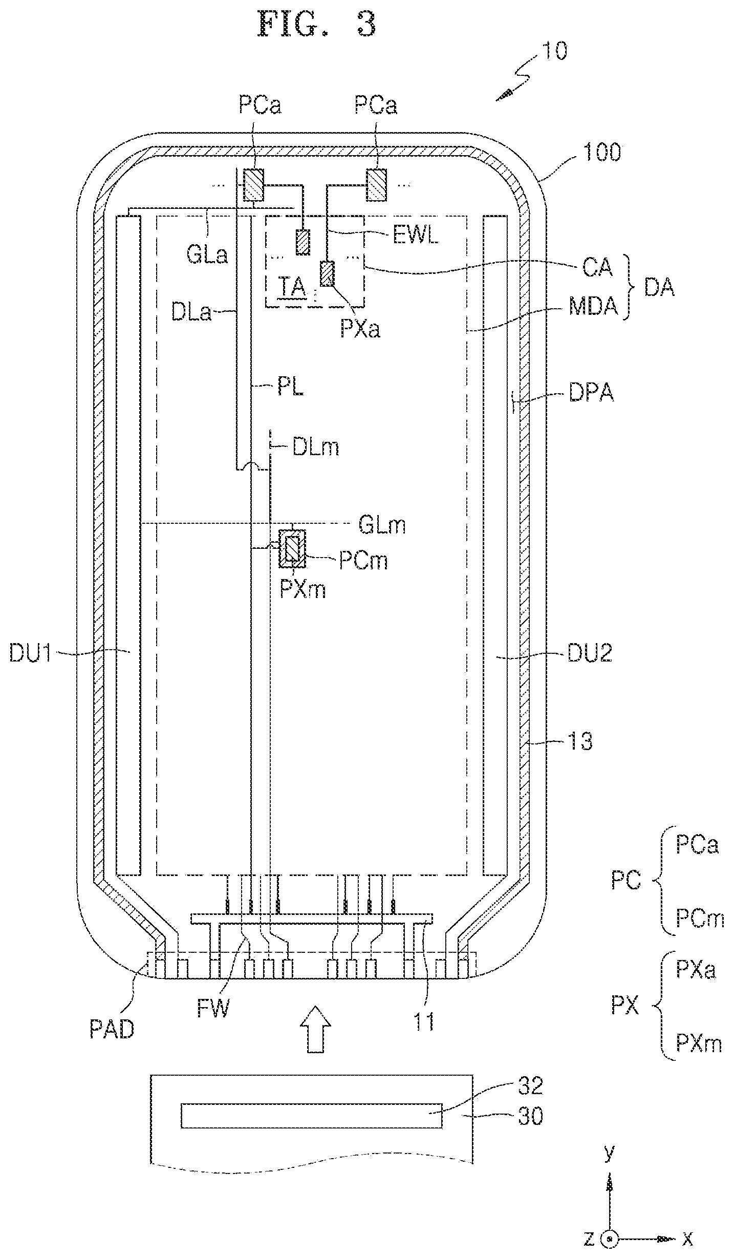 Patent US12108644 Figure 3 – Display panel and display apparatus including the same