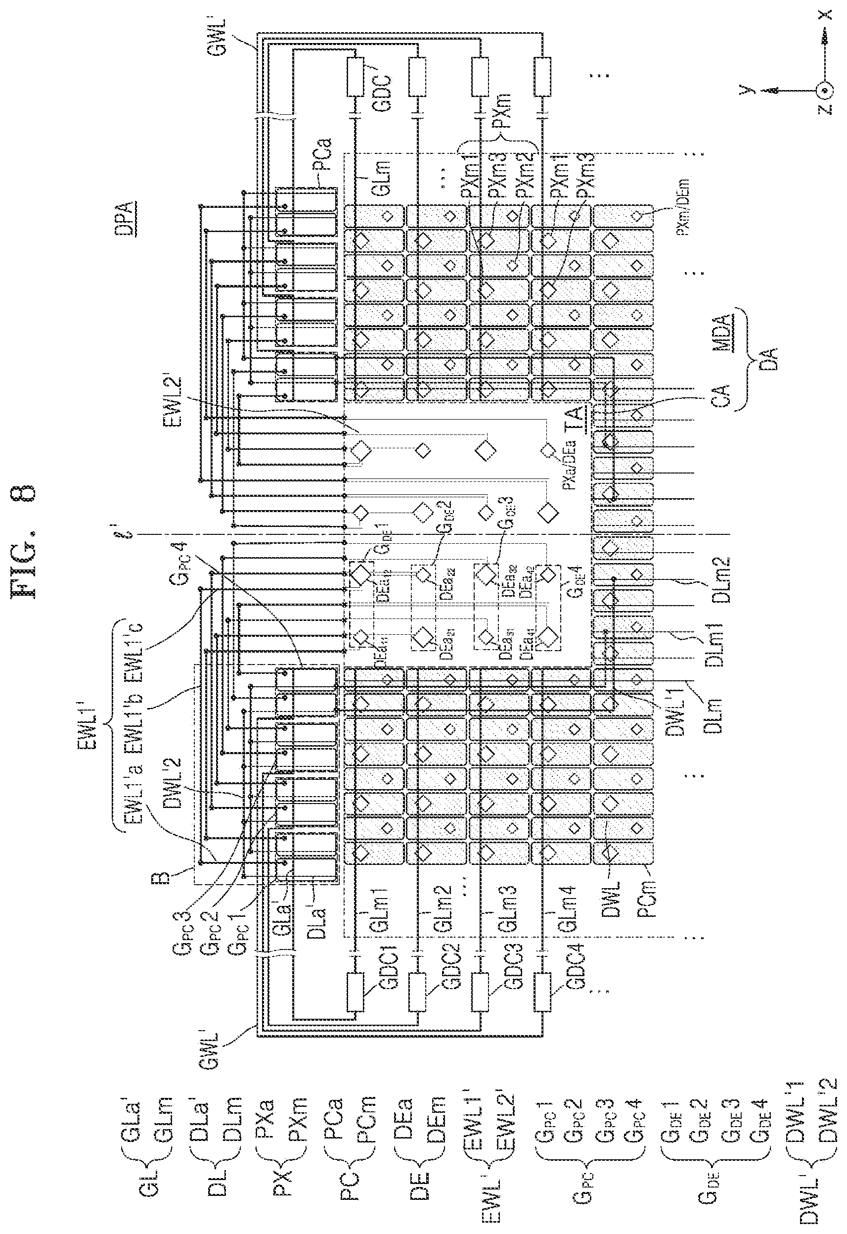 Patent US12108644 Figure 10 – Display panel and display apparatus including the same