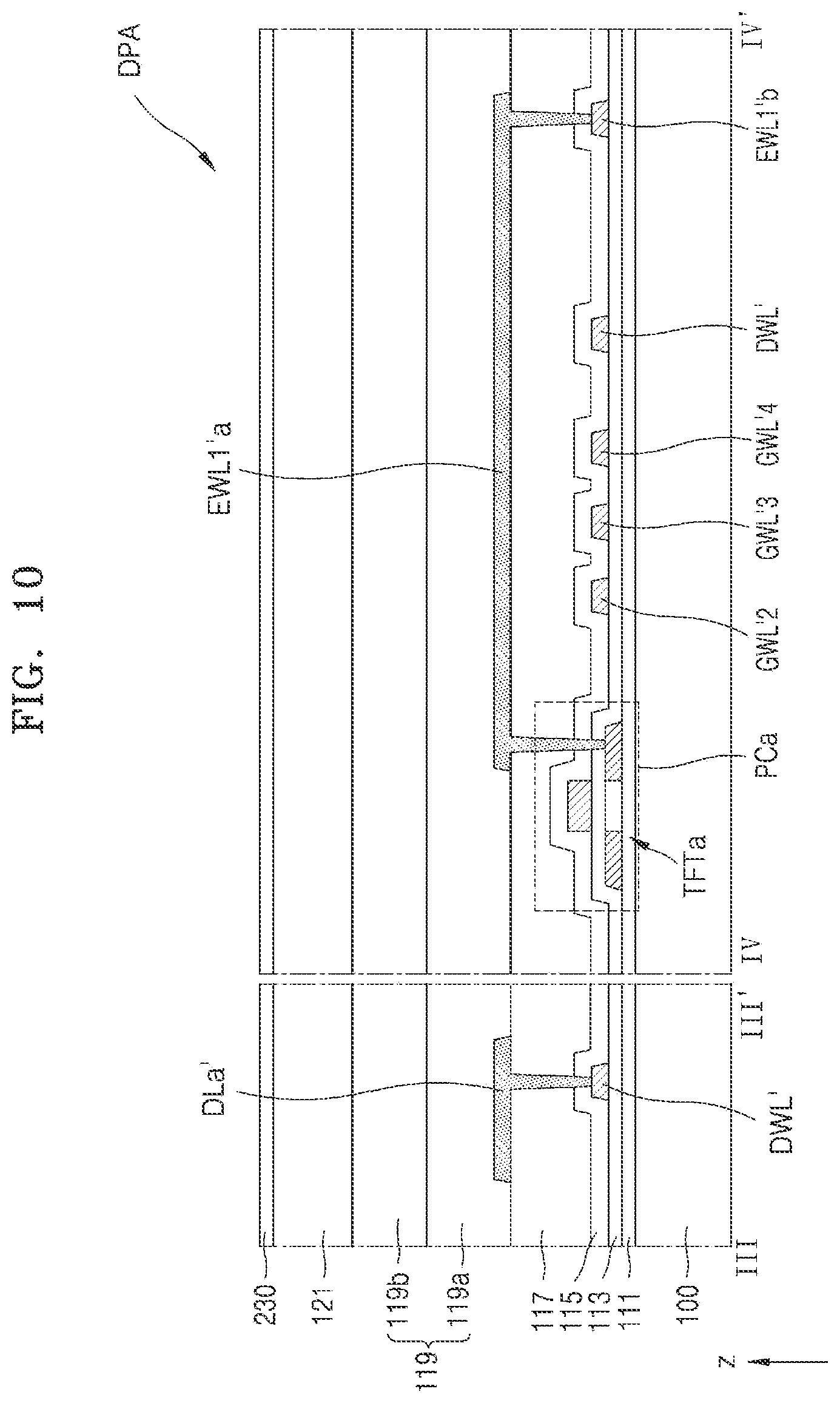 Patent US12108644 Figure 12 – Display panel and display apparatus including the same