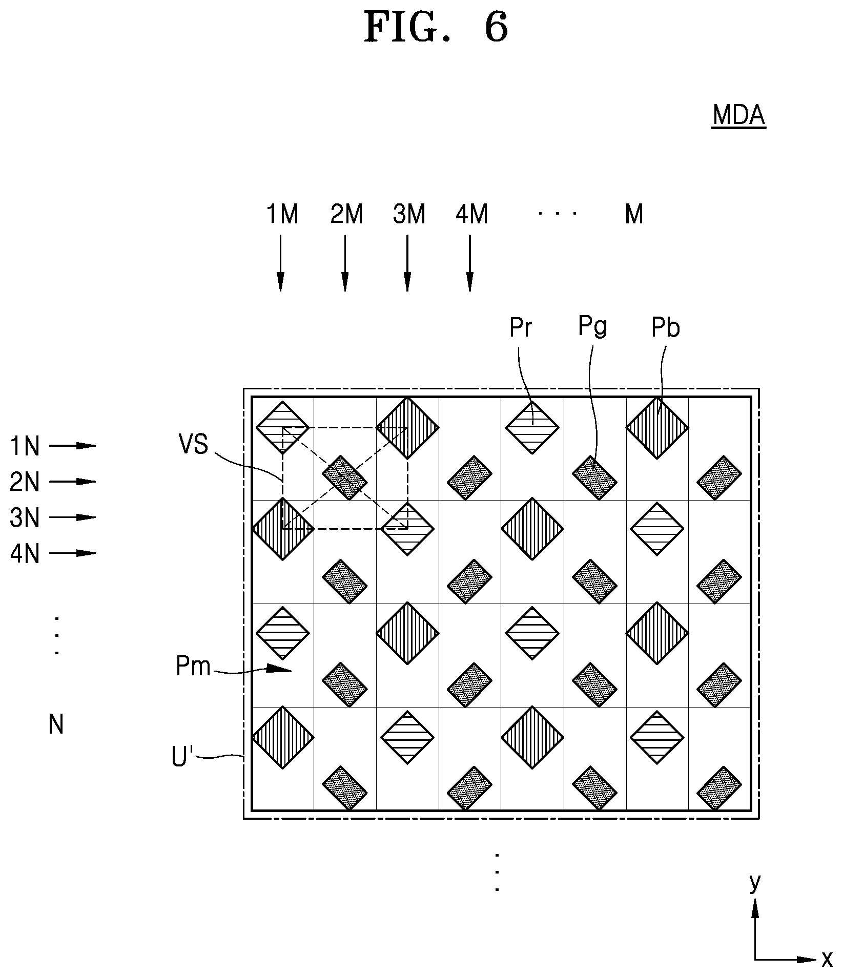 Patent US12108645 Figure 6 – Display panel and display apparatus including the same