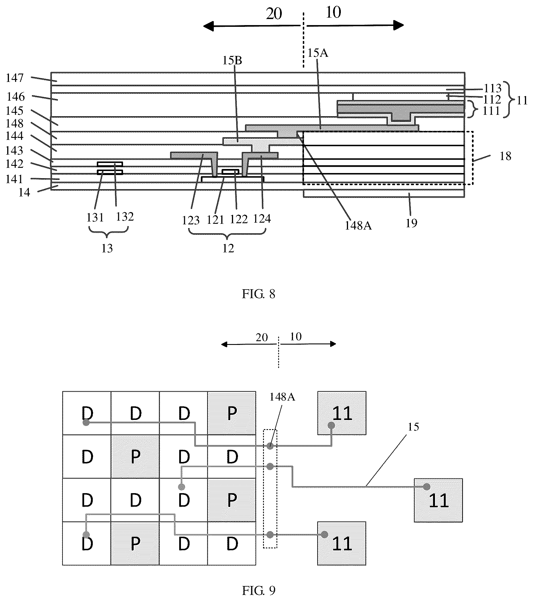 Patent US12108647 Figure 5 – Display substrate with light-transmitting display region