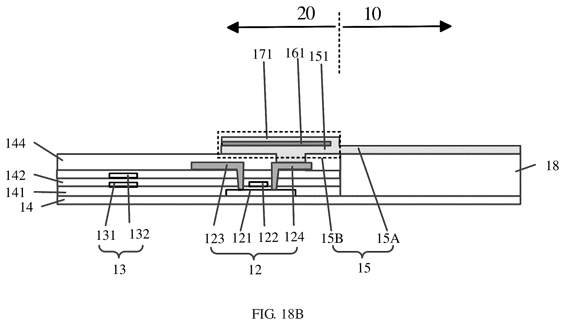 Patent US12108647 Figure 11 – Display substrate with light-transmitting display region