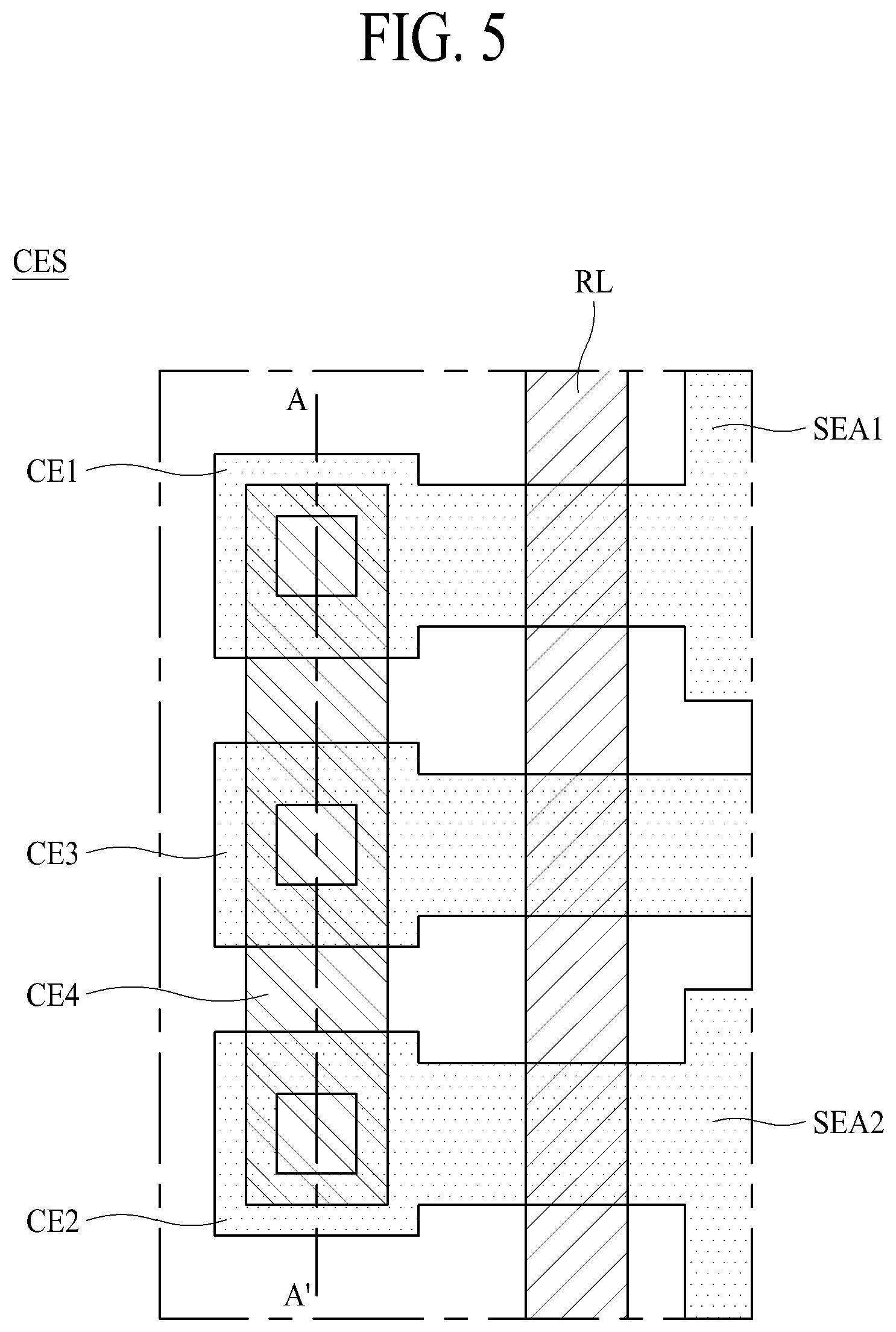 Patent US12108652 Figure 5 – Display device having repair structure