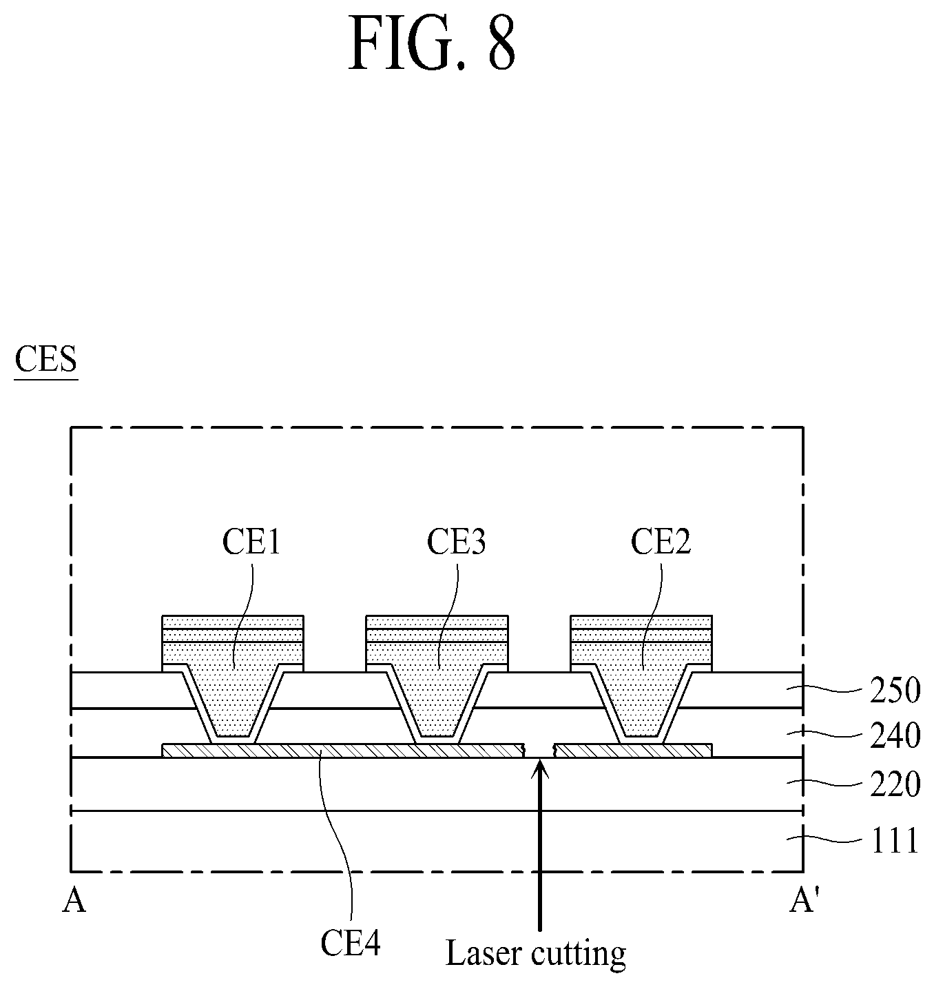 Patent US12108652 Figure 7 – Display device having repair structure