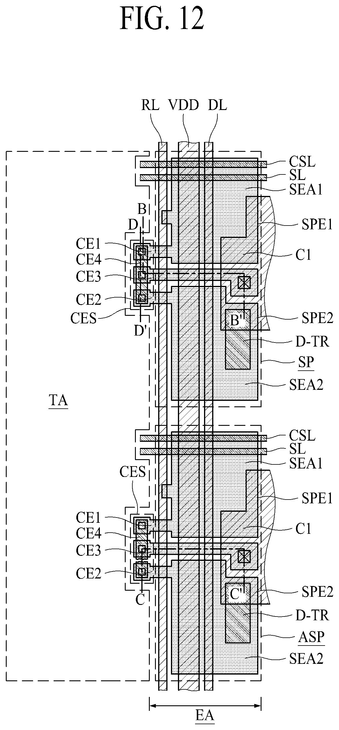 Patent US12108652 Figure 11 – Display device having repair structure