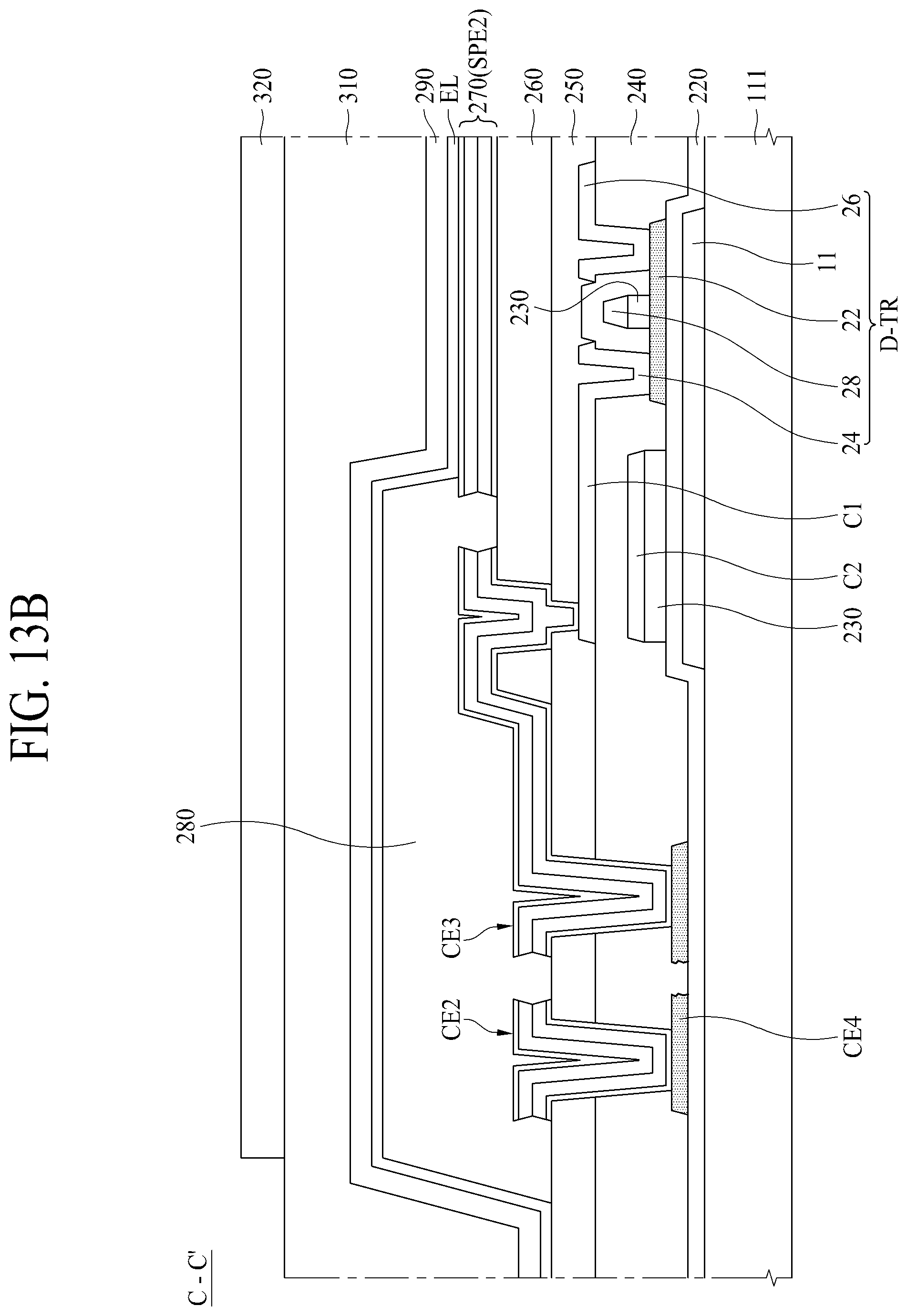Patent US12108652 Figure 13 – Display device having repair structure