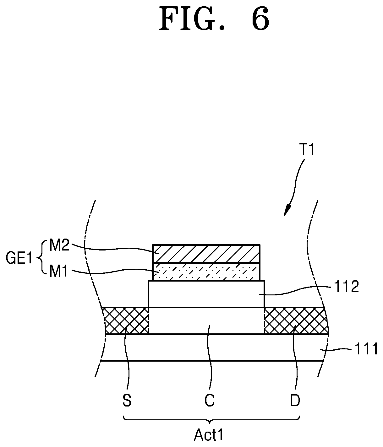 Patent US12108653 Figure 7 – Display panel having transmission area between pixel circuits and electronic apparatus including the same