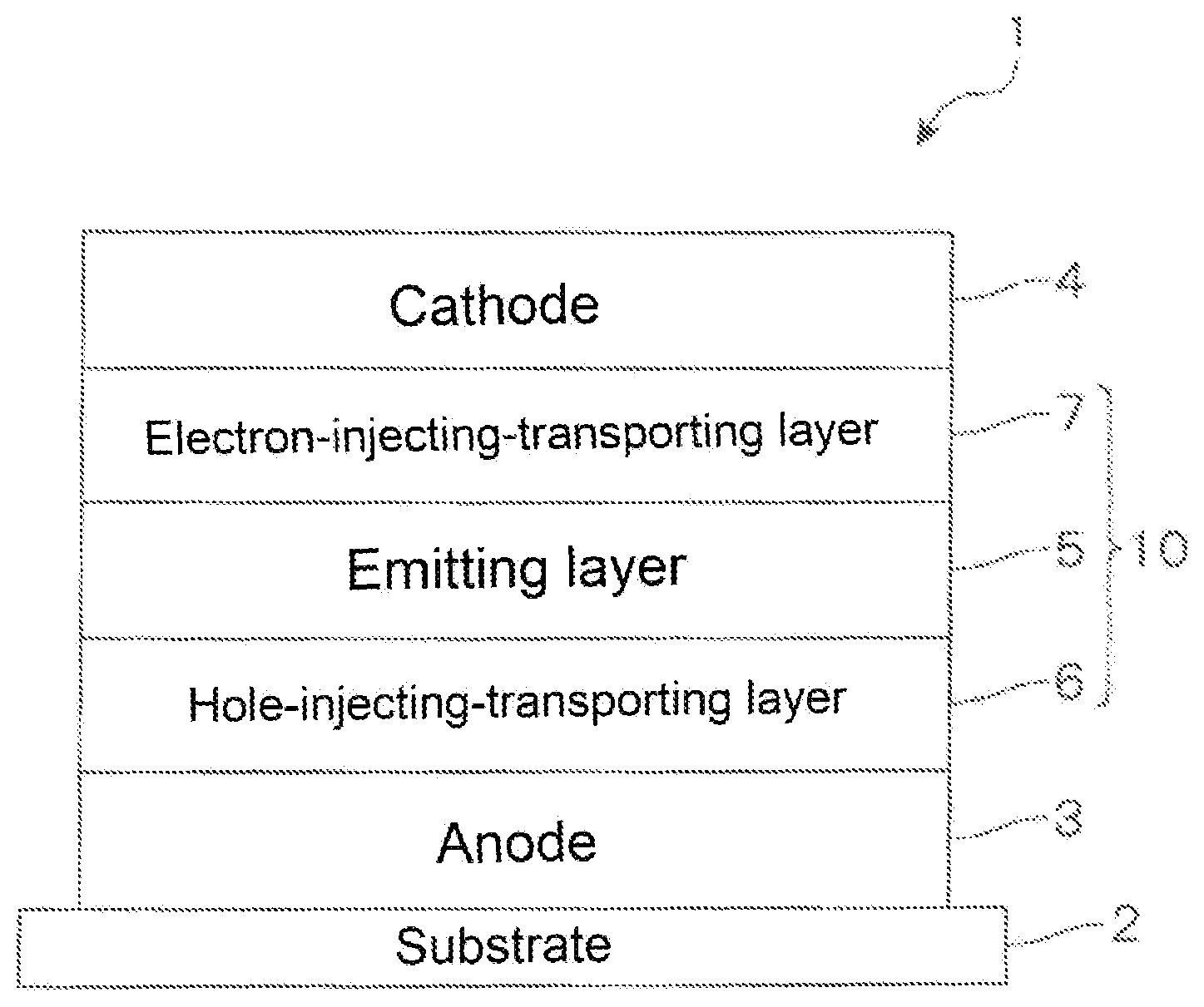 Patent US12108666 Figure 1 – Compound and organic electroluminescence device