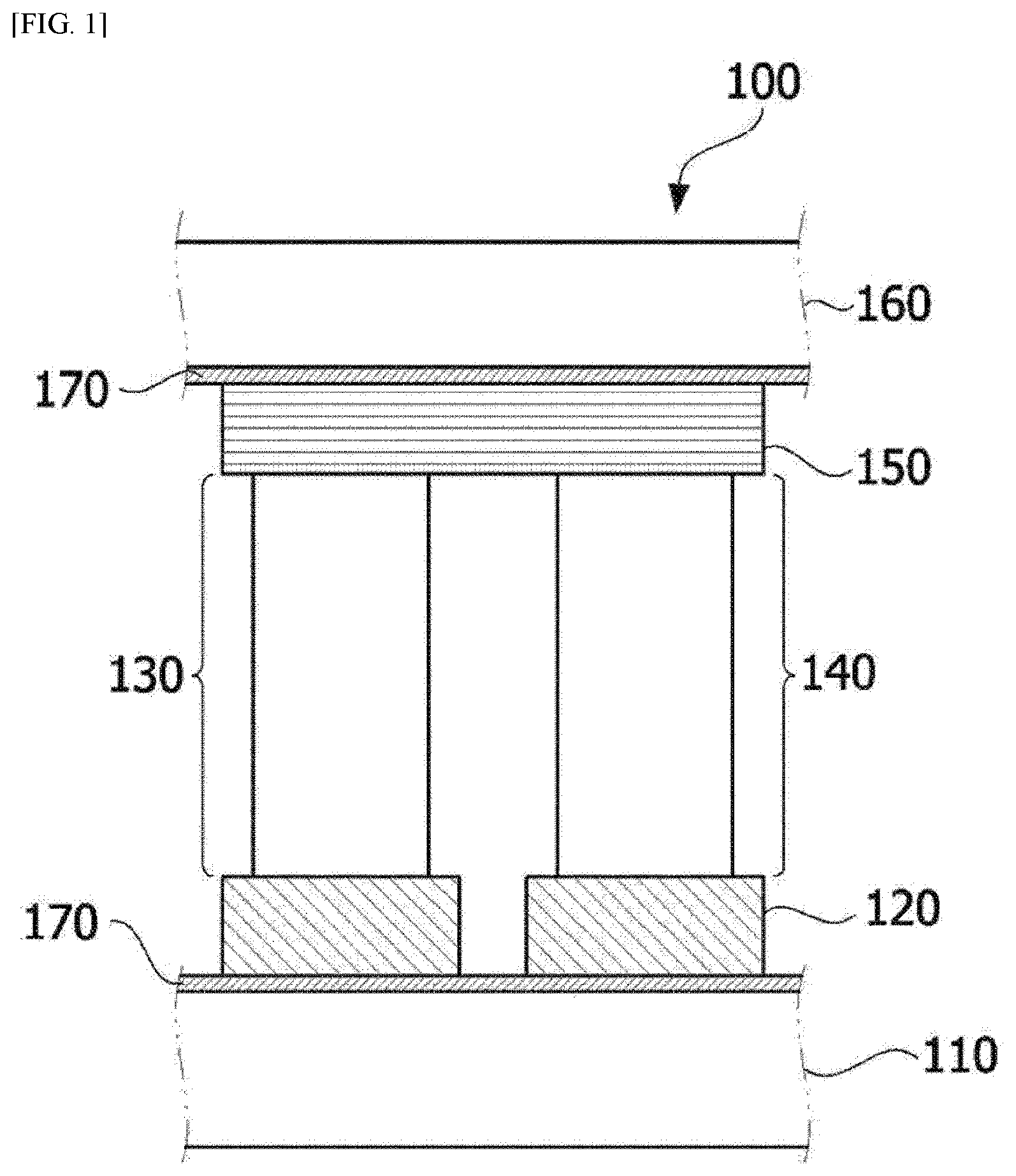 Patent US12108673 — Thermoelectric module — Figure 1