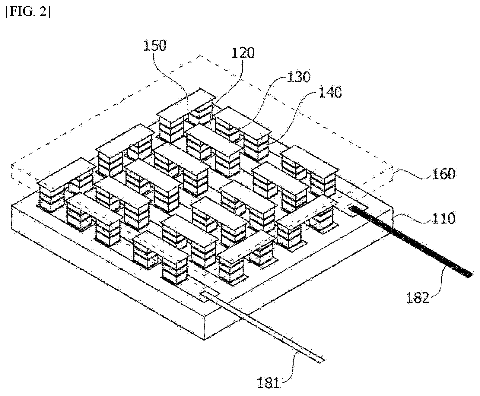 Patent US12108673 Figure 2 – Thermoelectric module