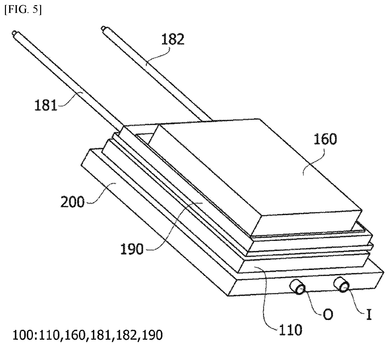 Patent US12108673 Figure 5 – Thermoelectric module
