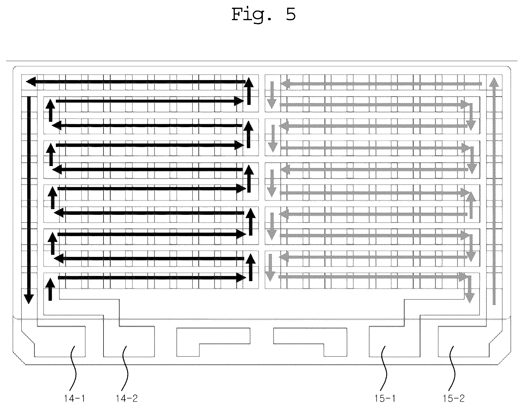 Patent US12108674 Figure 5 – Parallel thermoelectric module