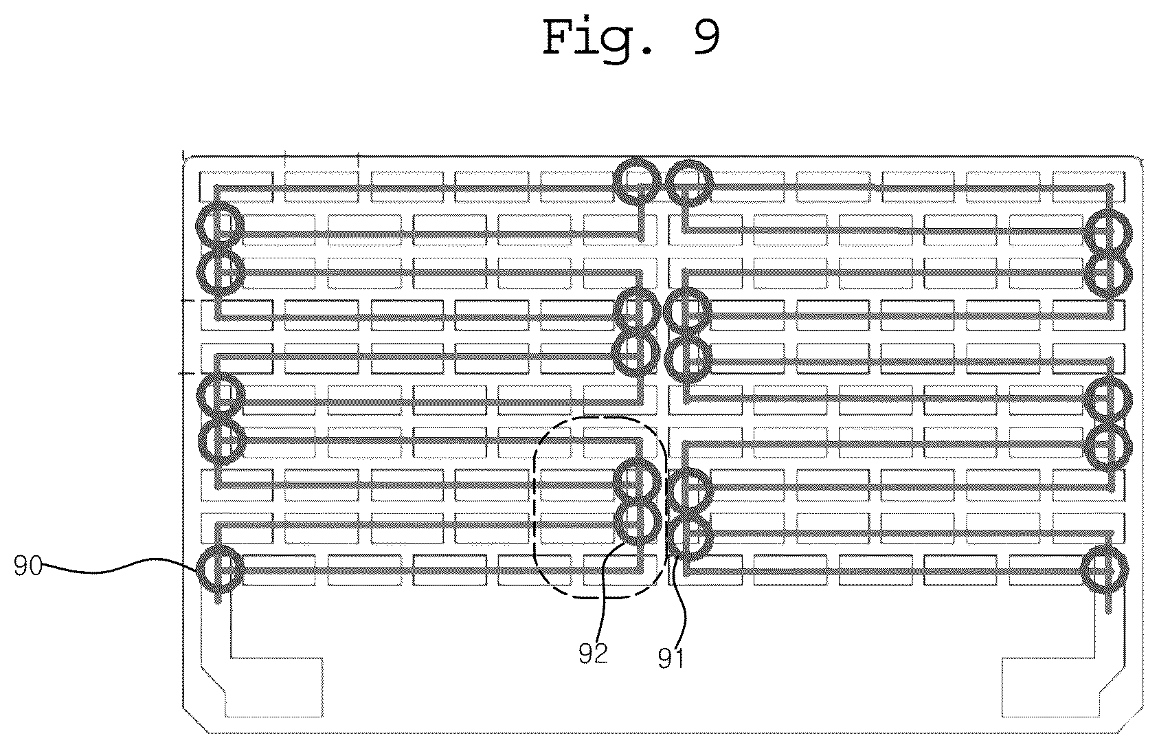 Patent US12108674 Figure 9 – Parallel thermoelectric module