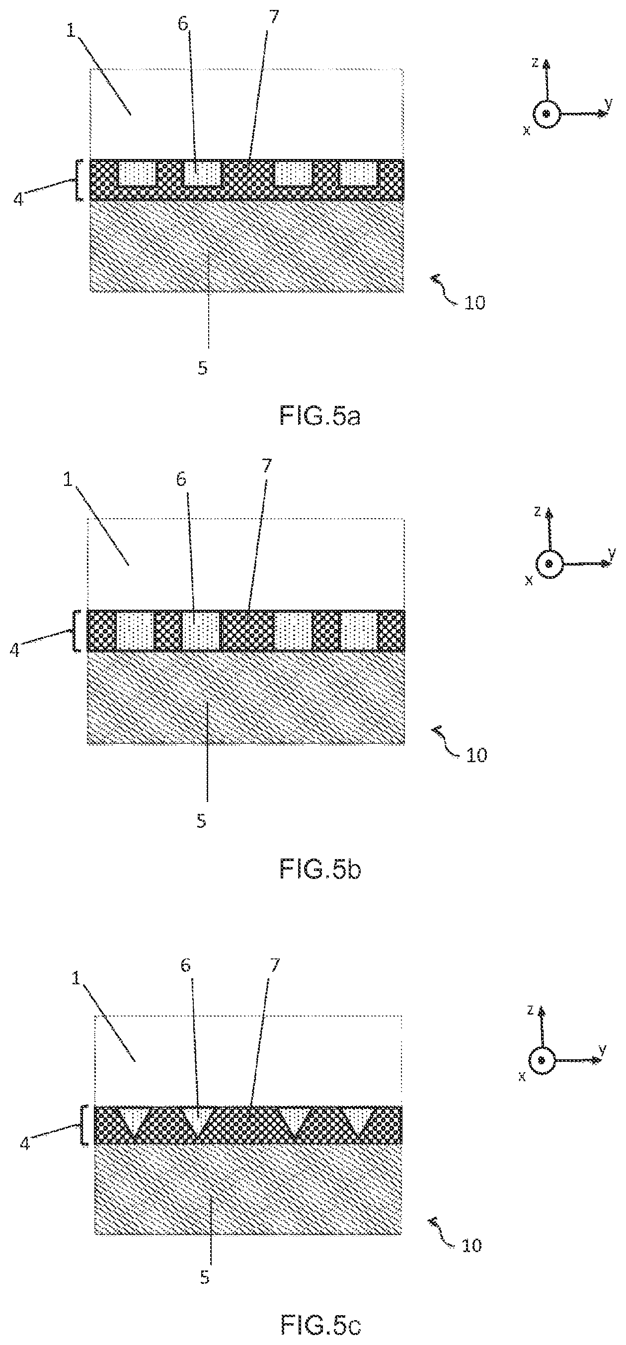 Patent US12108678 Figure 3 – Hybrid structure for a surface acoustic wave device