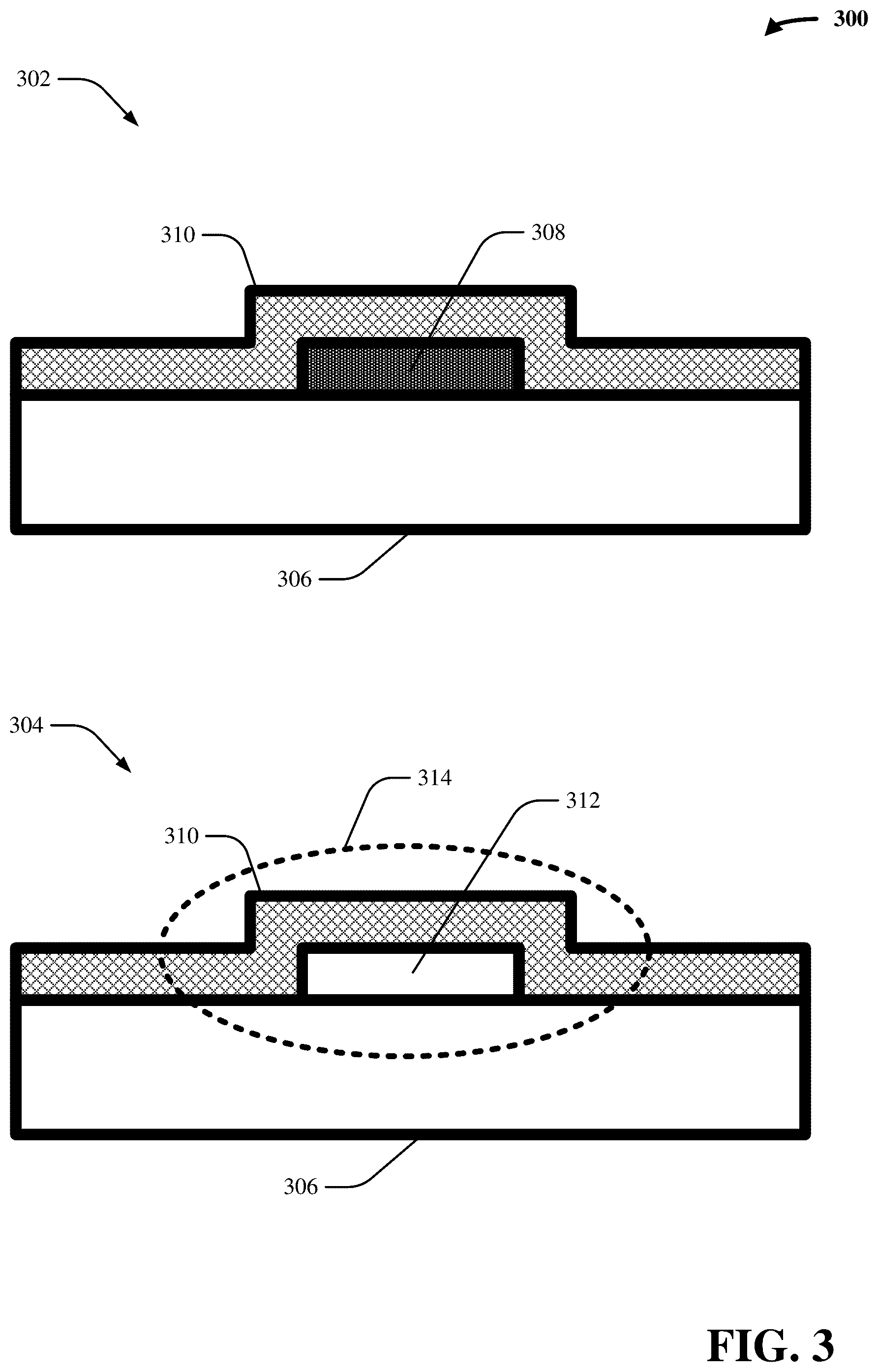 Patent US12108689 Figure 3 – Trimmable inductors for qubit frequency tuning