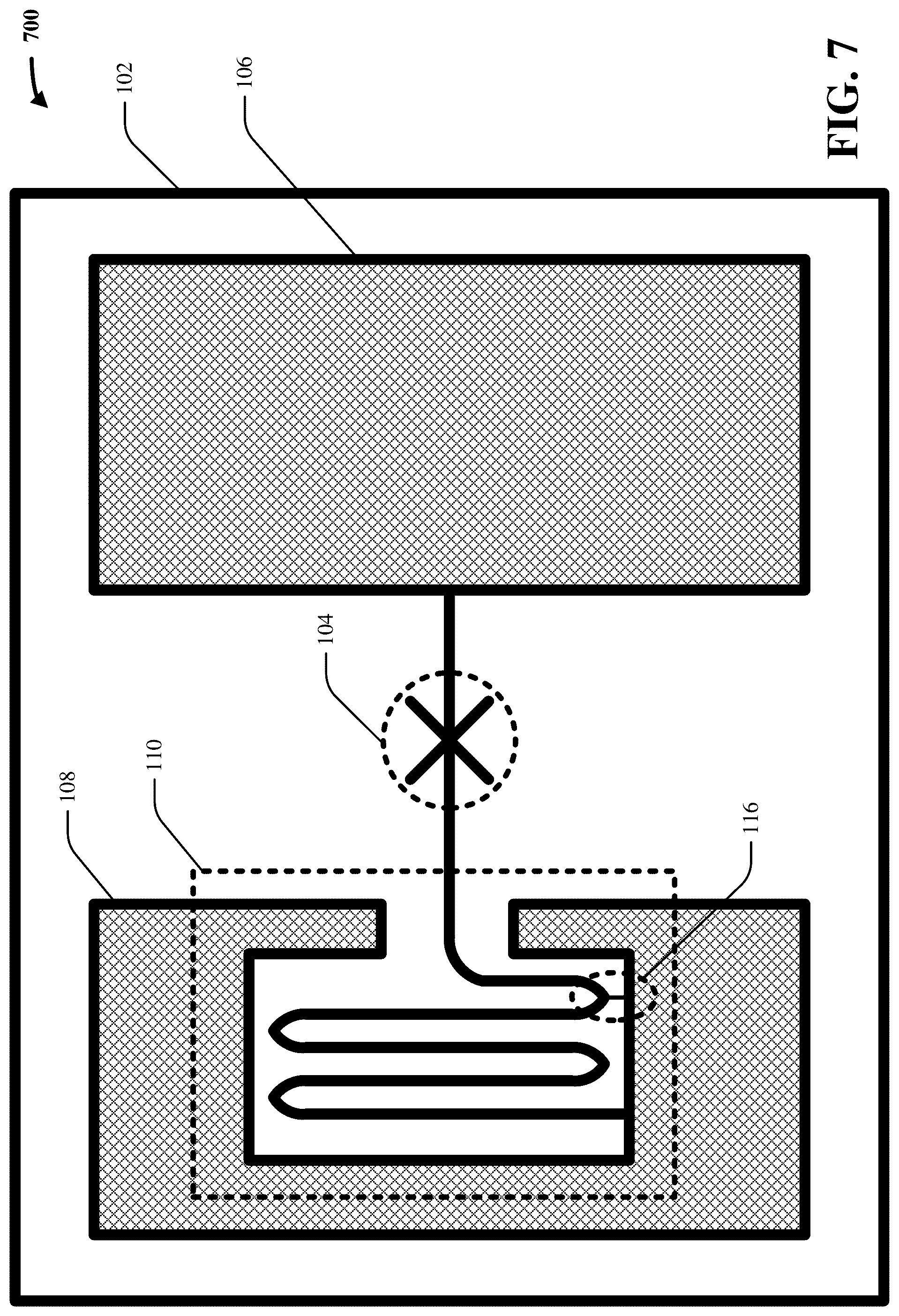 Patent US12108689 Figure 7 – Trimmable inductors for qubit frequency tuning