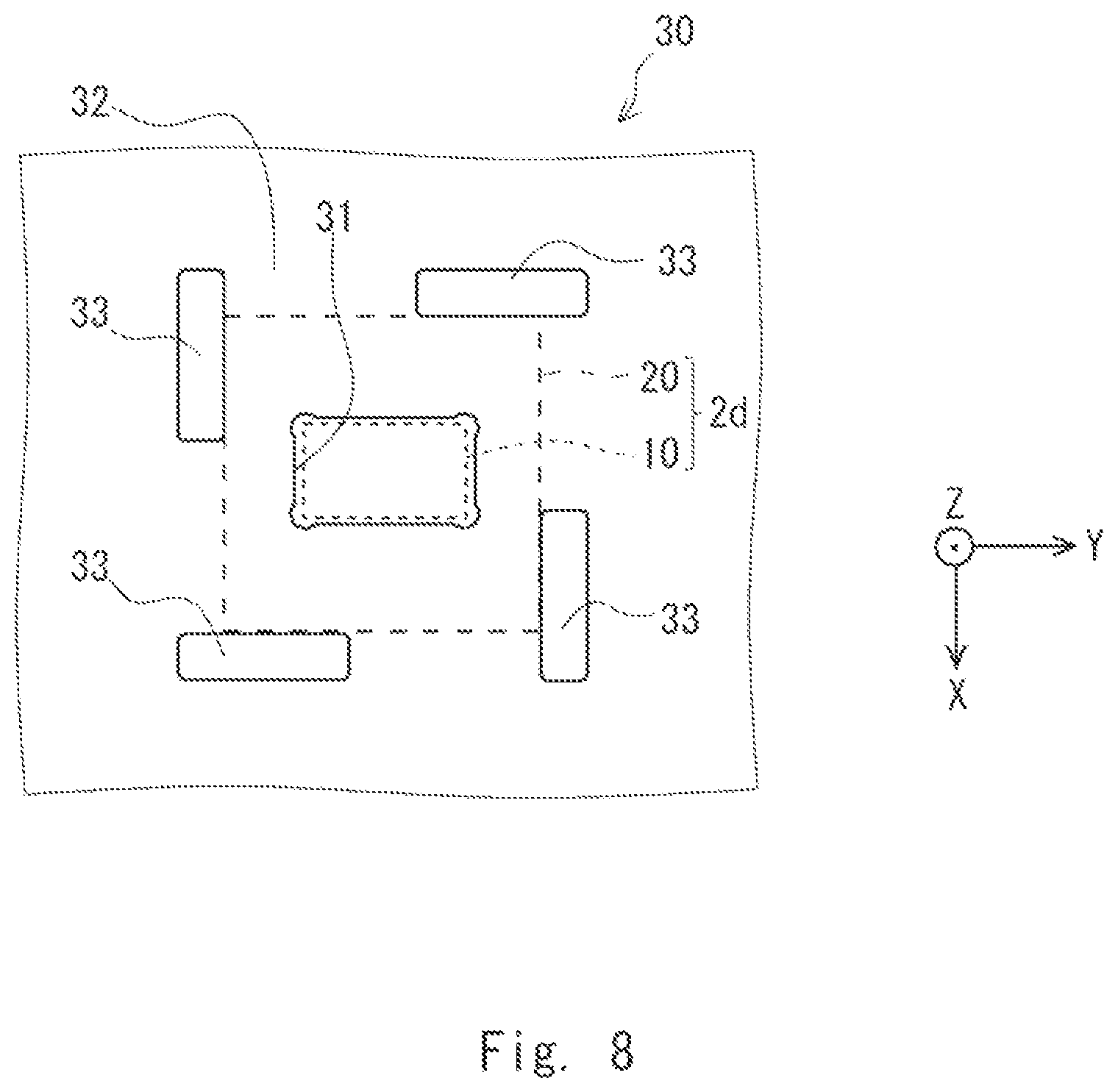 Patent US12108690 Figure 8 – Quantum device