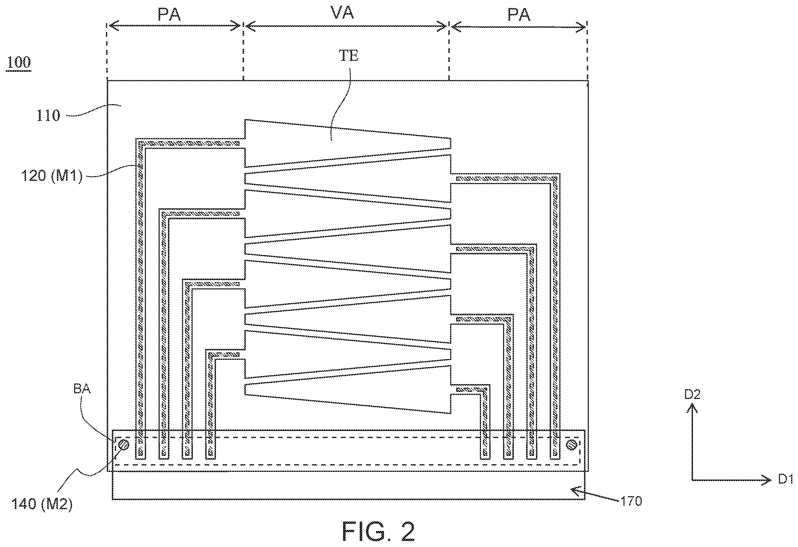 Patent US12112002 Figure 4 – Touch panel and sheet of touch sensors