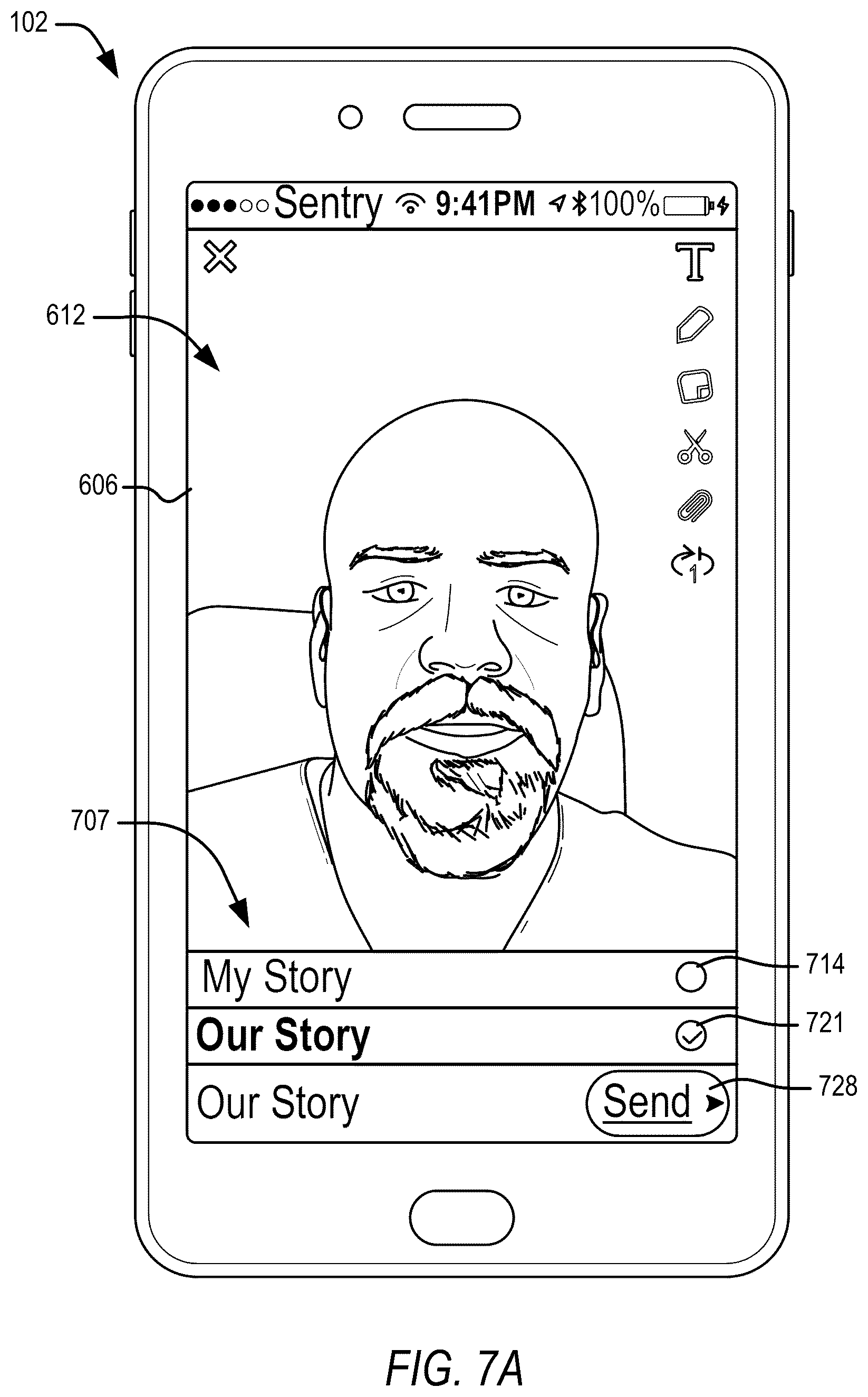Patent US12112013 Figure 8 – Location privacy management on map-based social media platforms