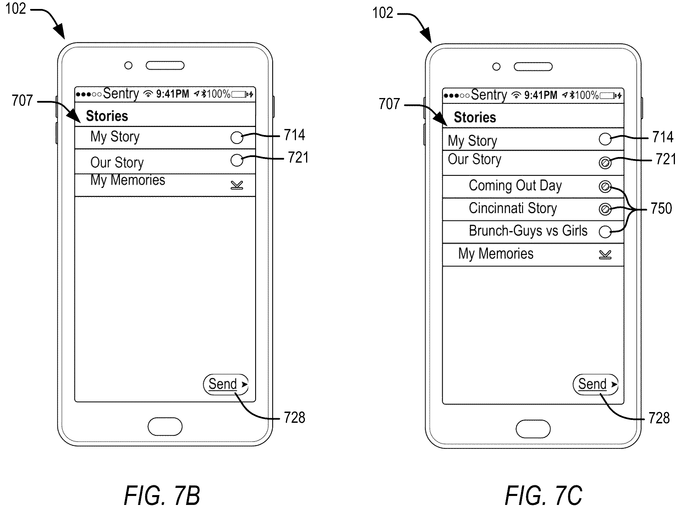 Patent US12112013 Figure 9 – Location privacy management on map-based social media platforms