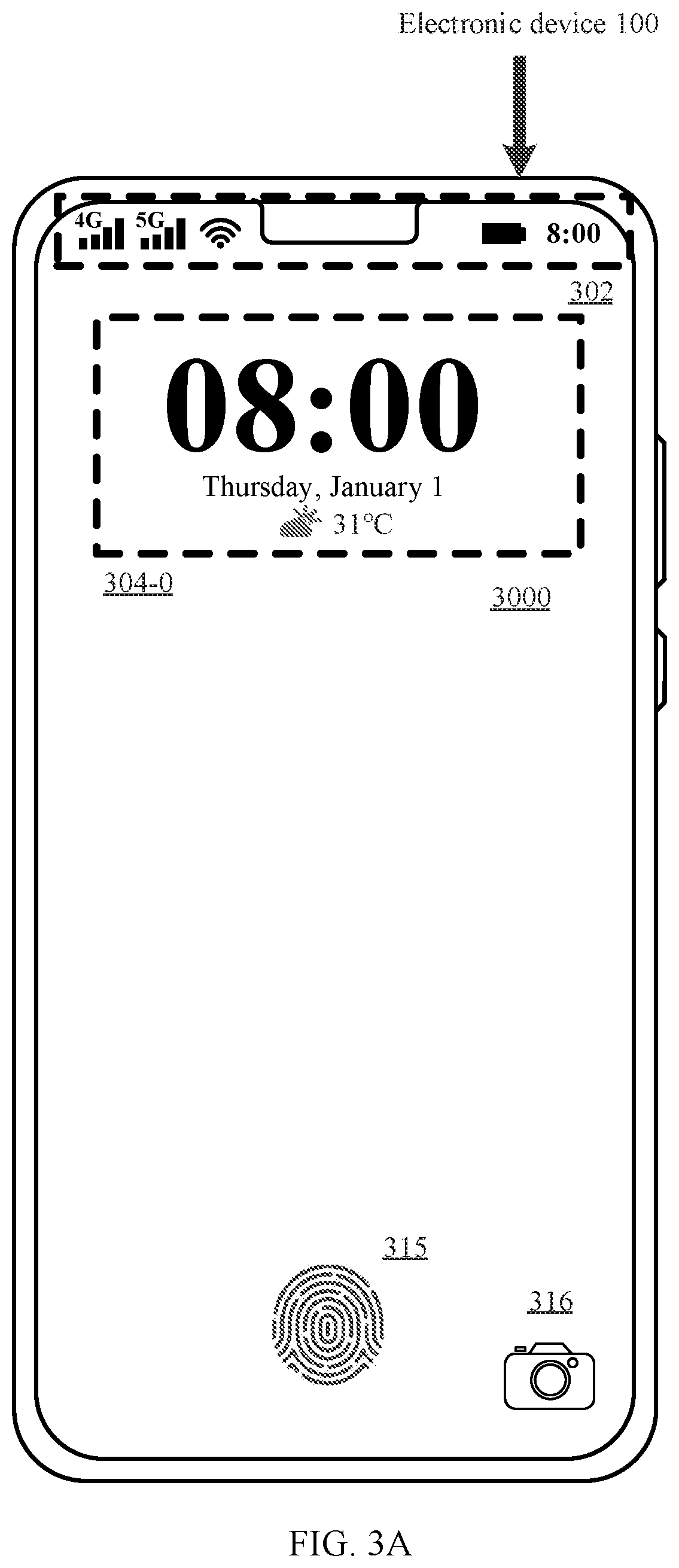 Patent US12112014 Figure 3 – Widget display method and electronic device