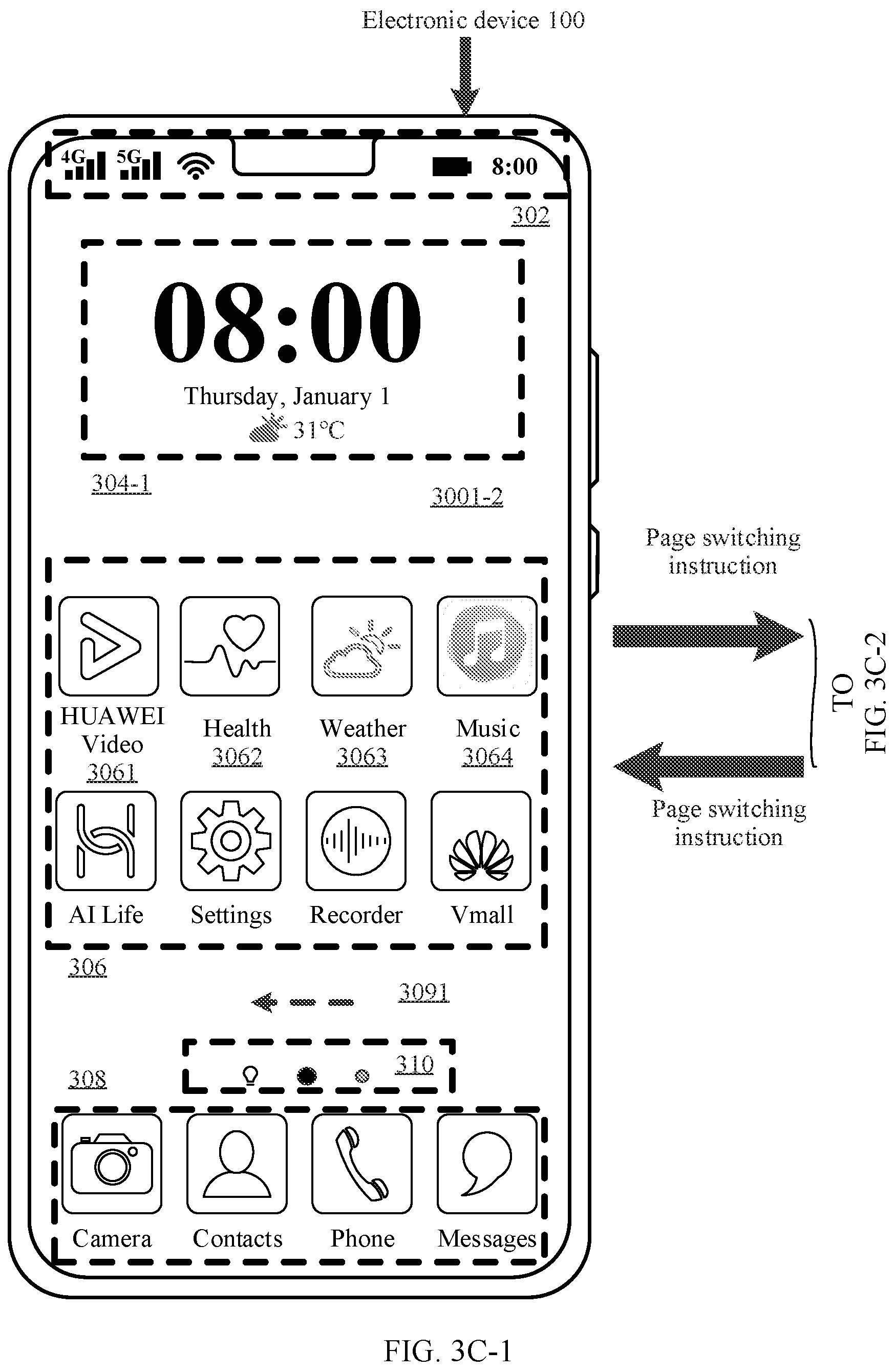 Patent US12112014 Figure 5 – Widget display method and electronic device