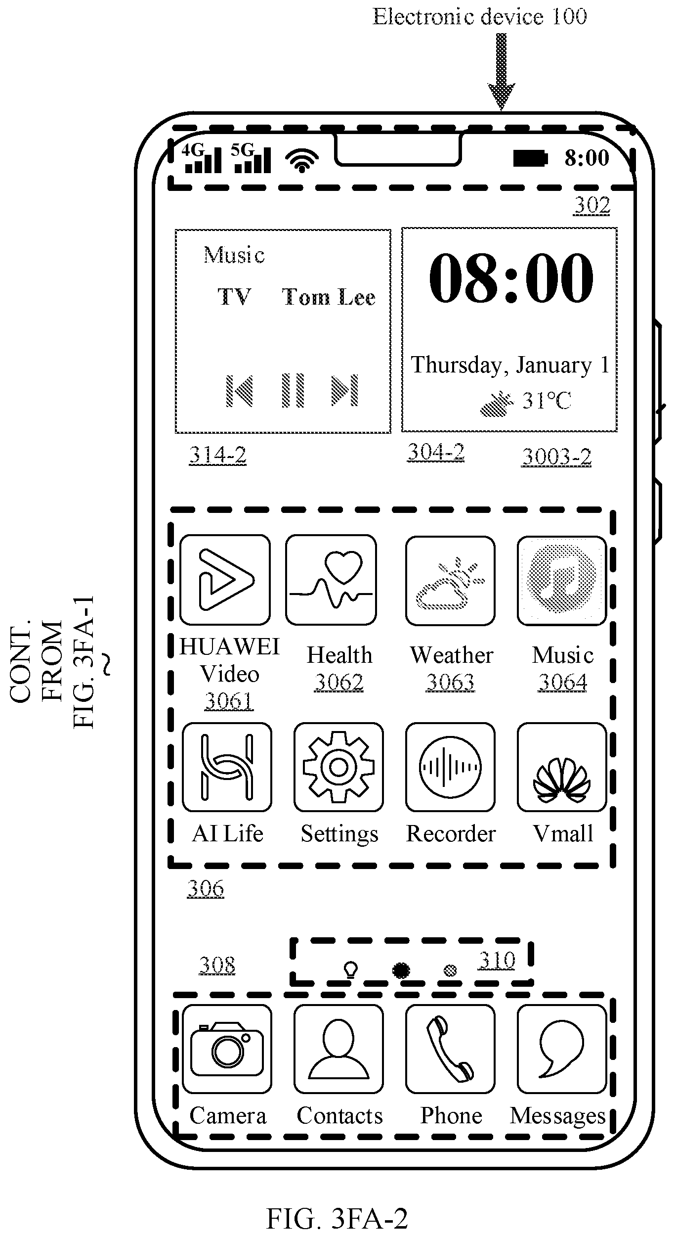 Patent US12112014 Figure 12 – Widget display method and electronic device